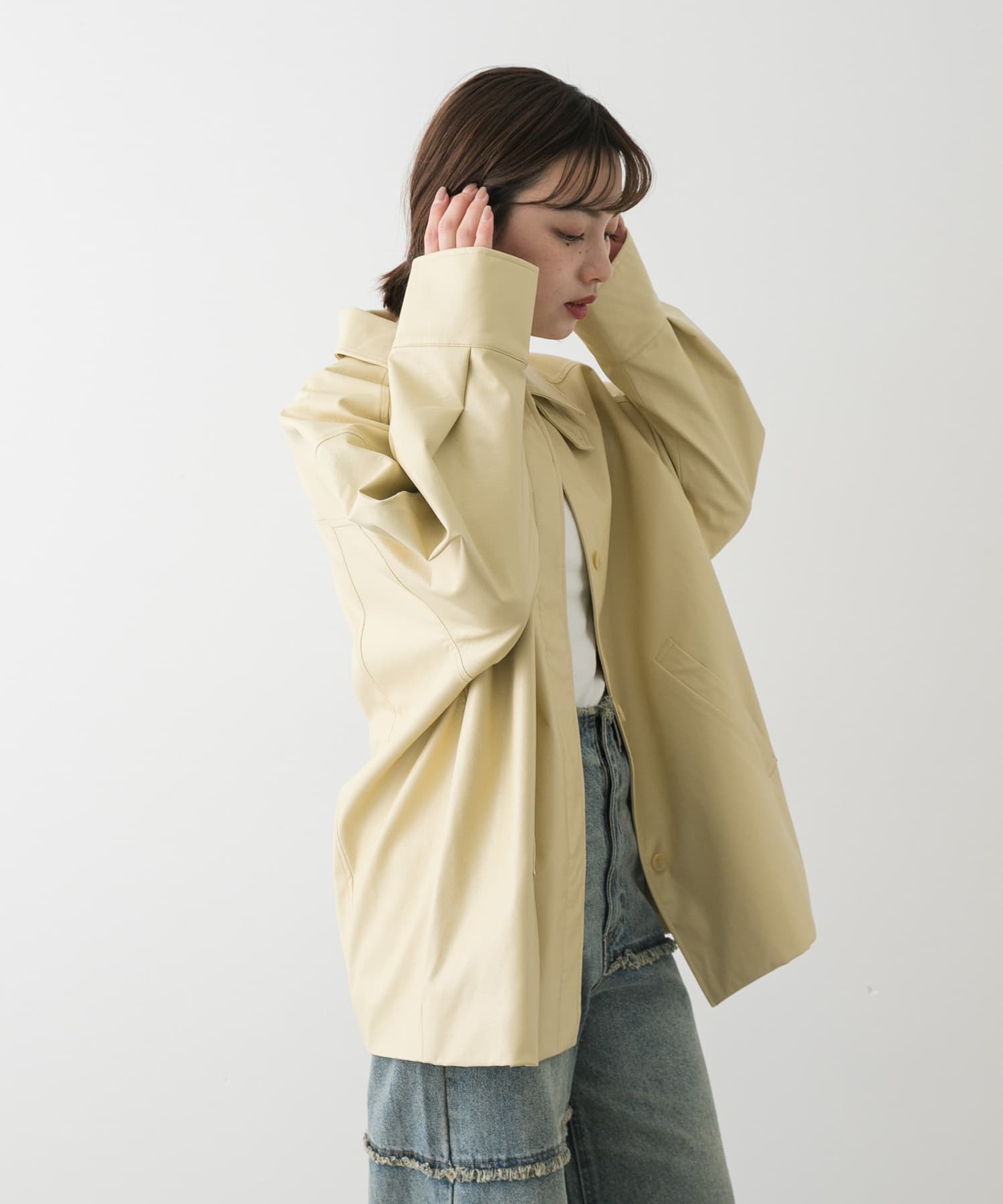 身長：158cm サイズ：one