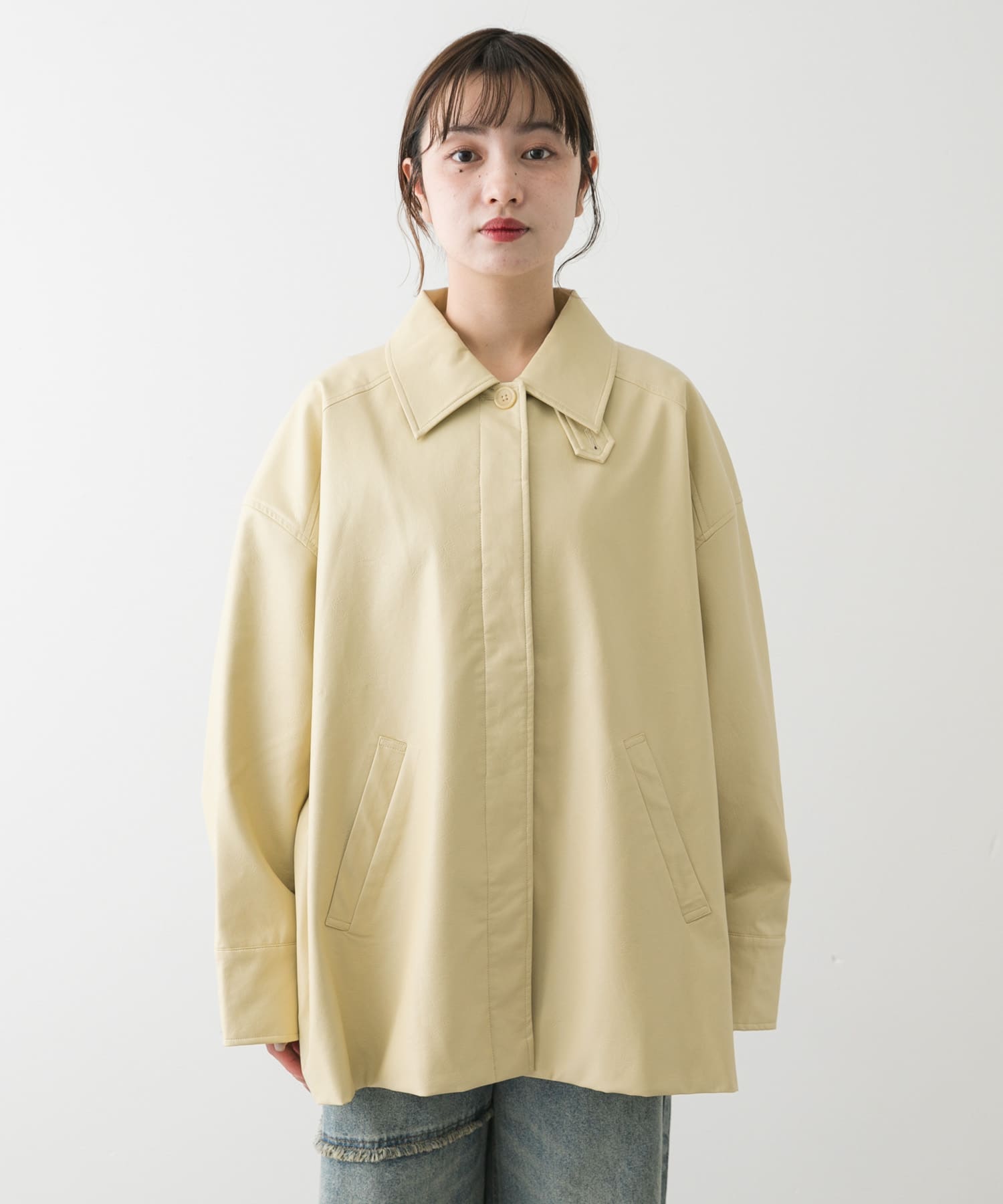 身長：158cm サイズ：one