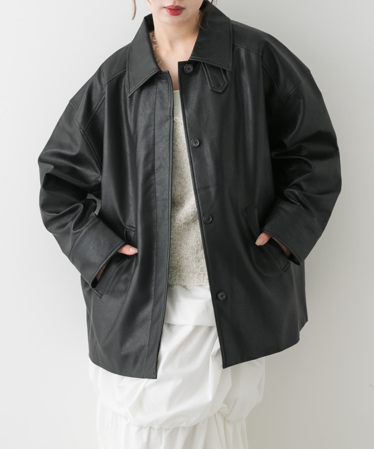 身長：158cm サイズ：one