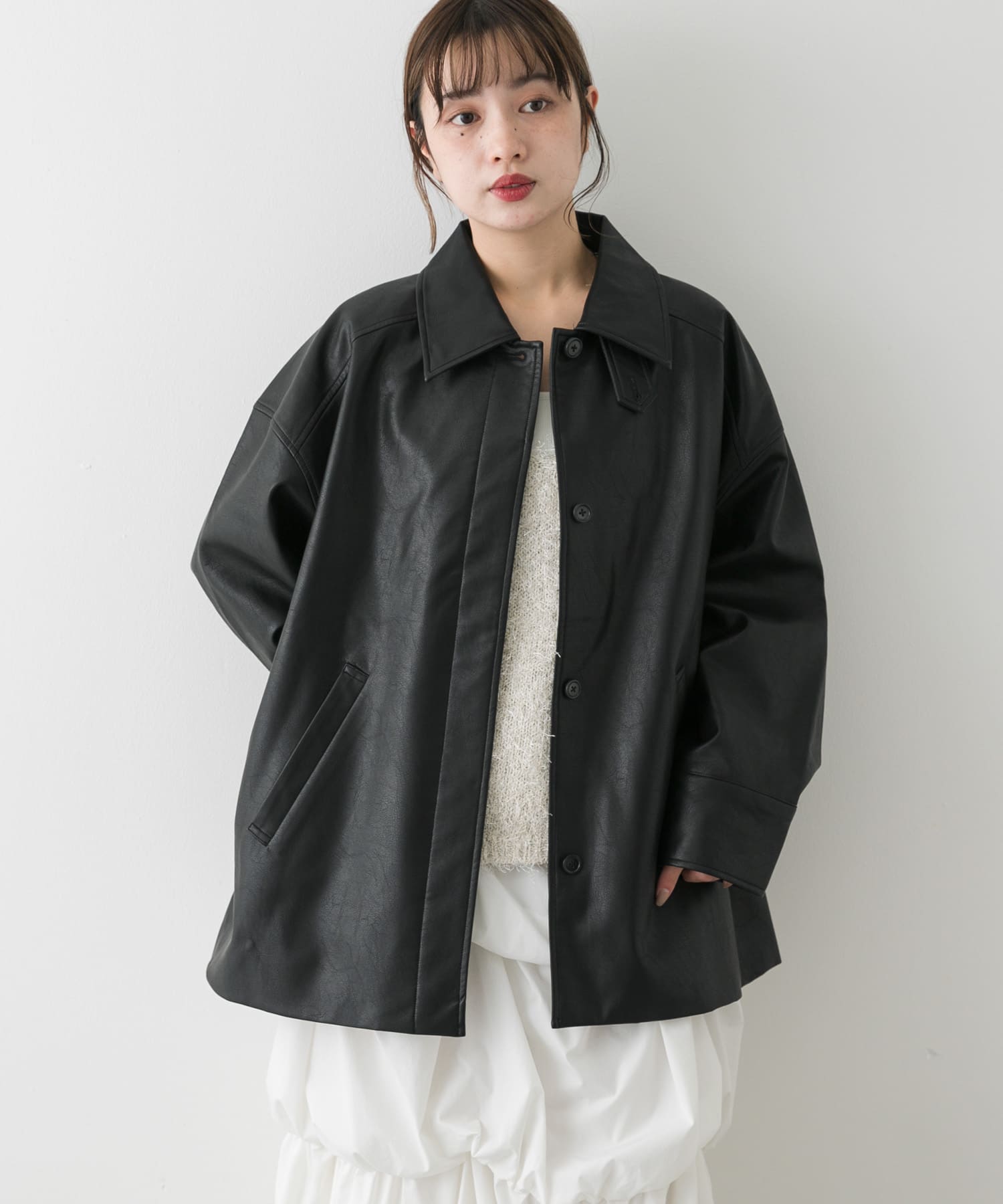 身長：158cm サイズ：one