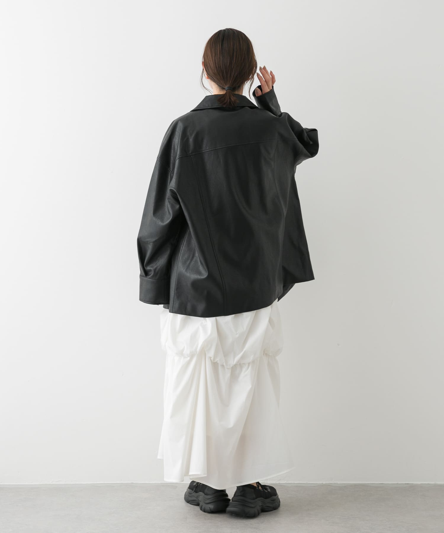 身長：158cm サイズ：one