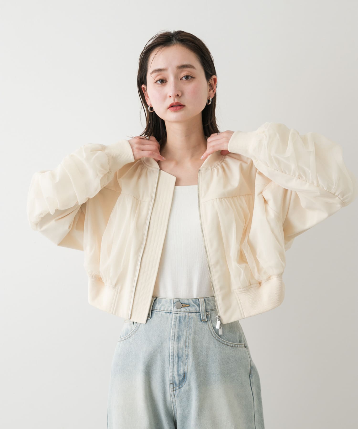身長：169cm サイズ：one