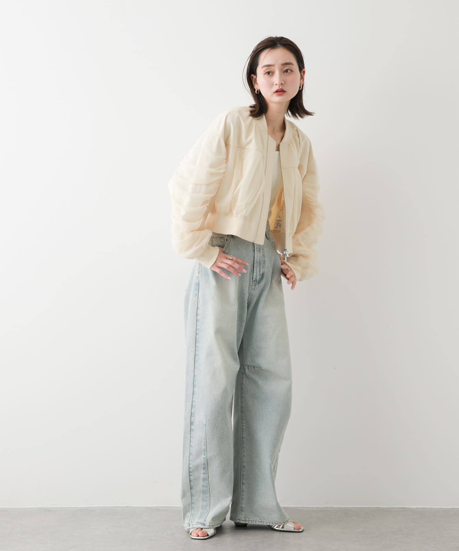 身長：169cm サイズ：one