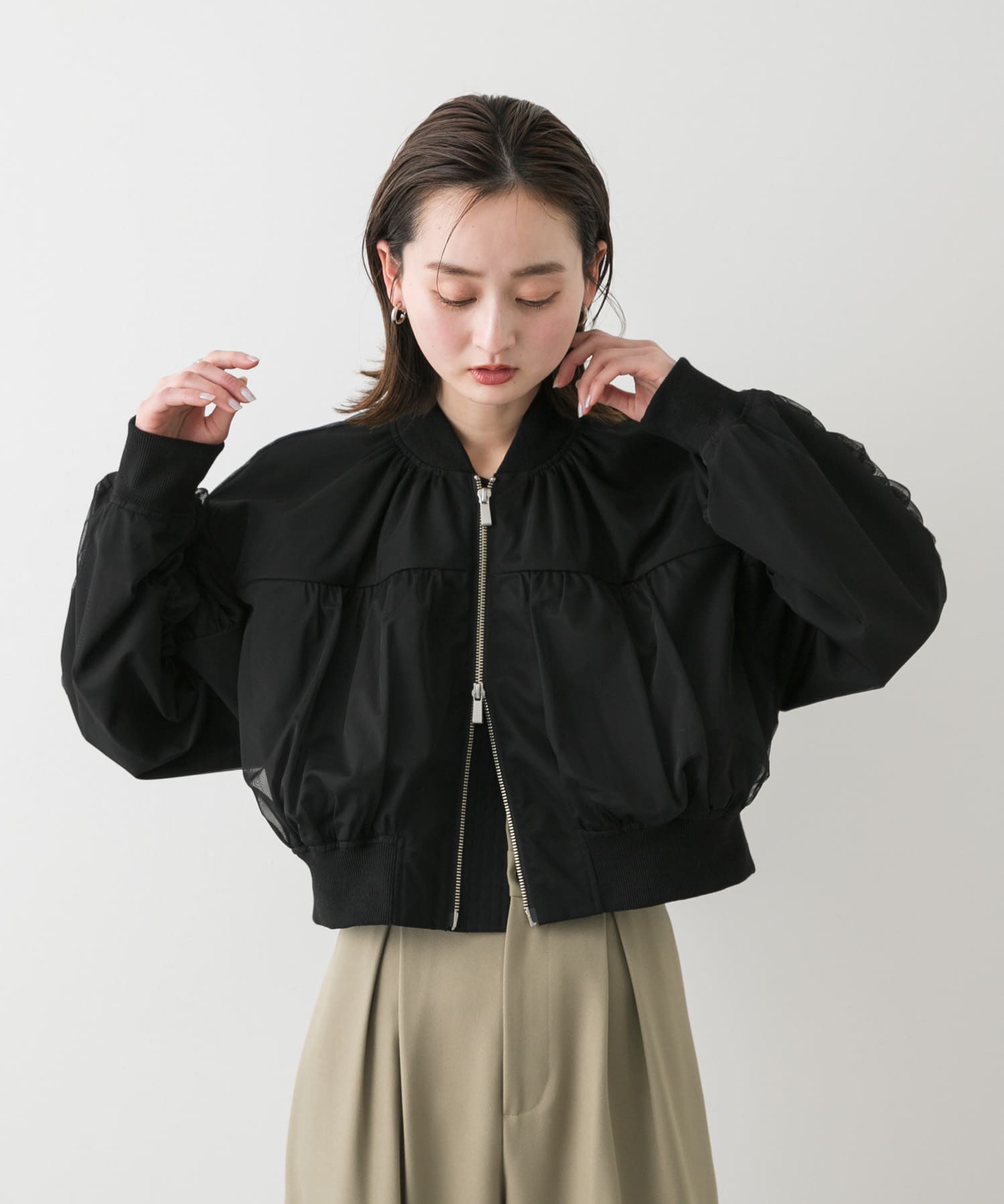 身長：169cm サイズ：one