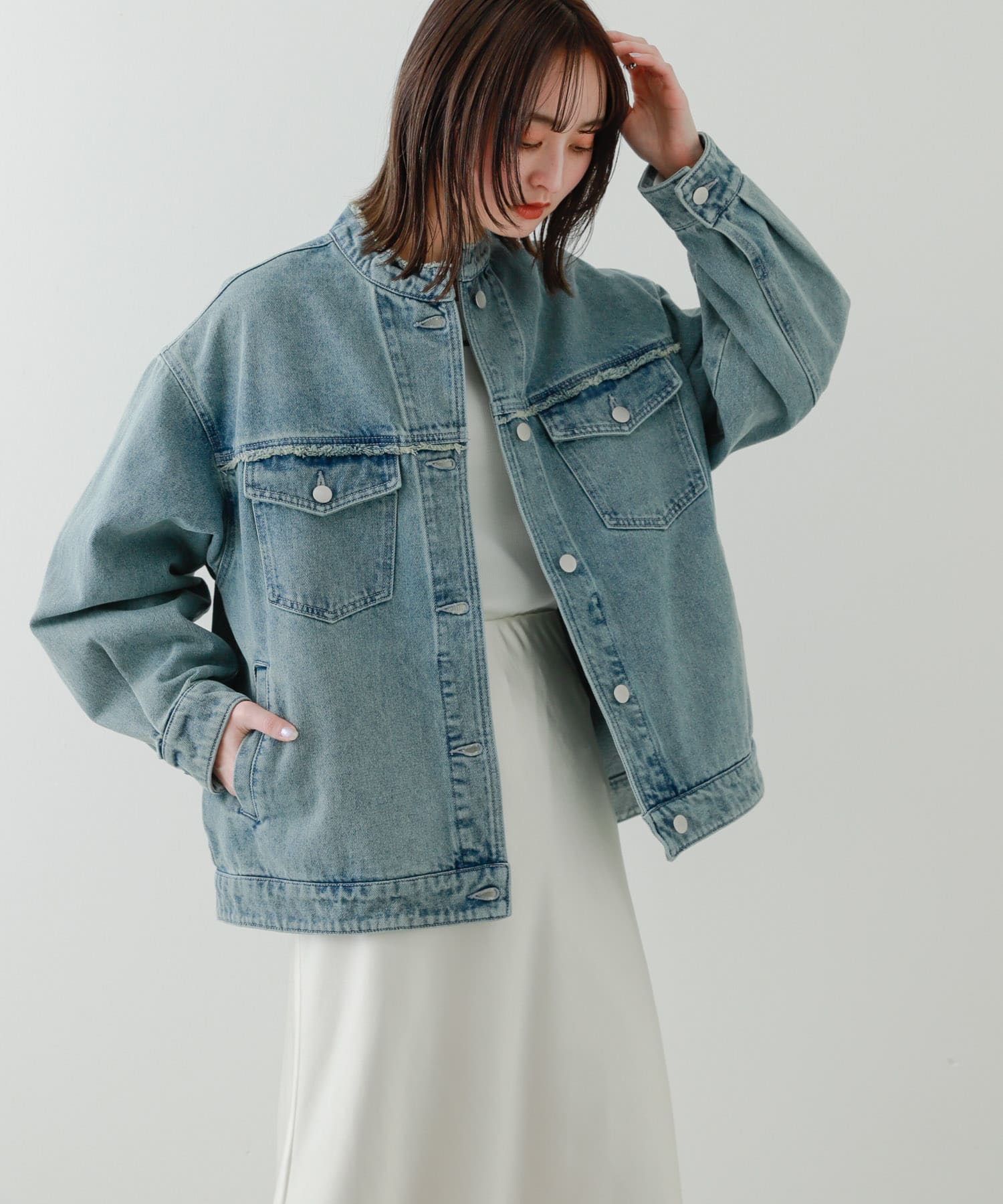 身長：169cm サイズ：one