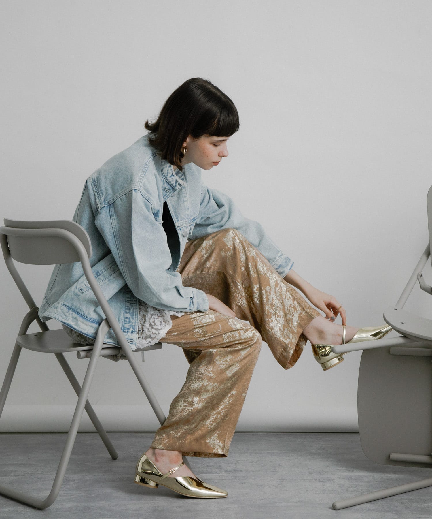 身長：174cm サイズ：one