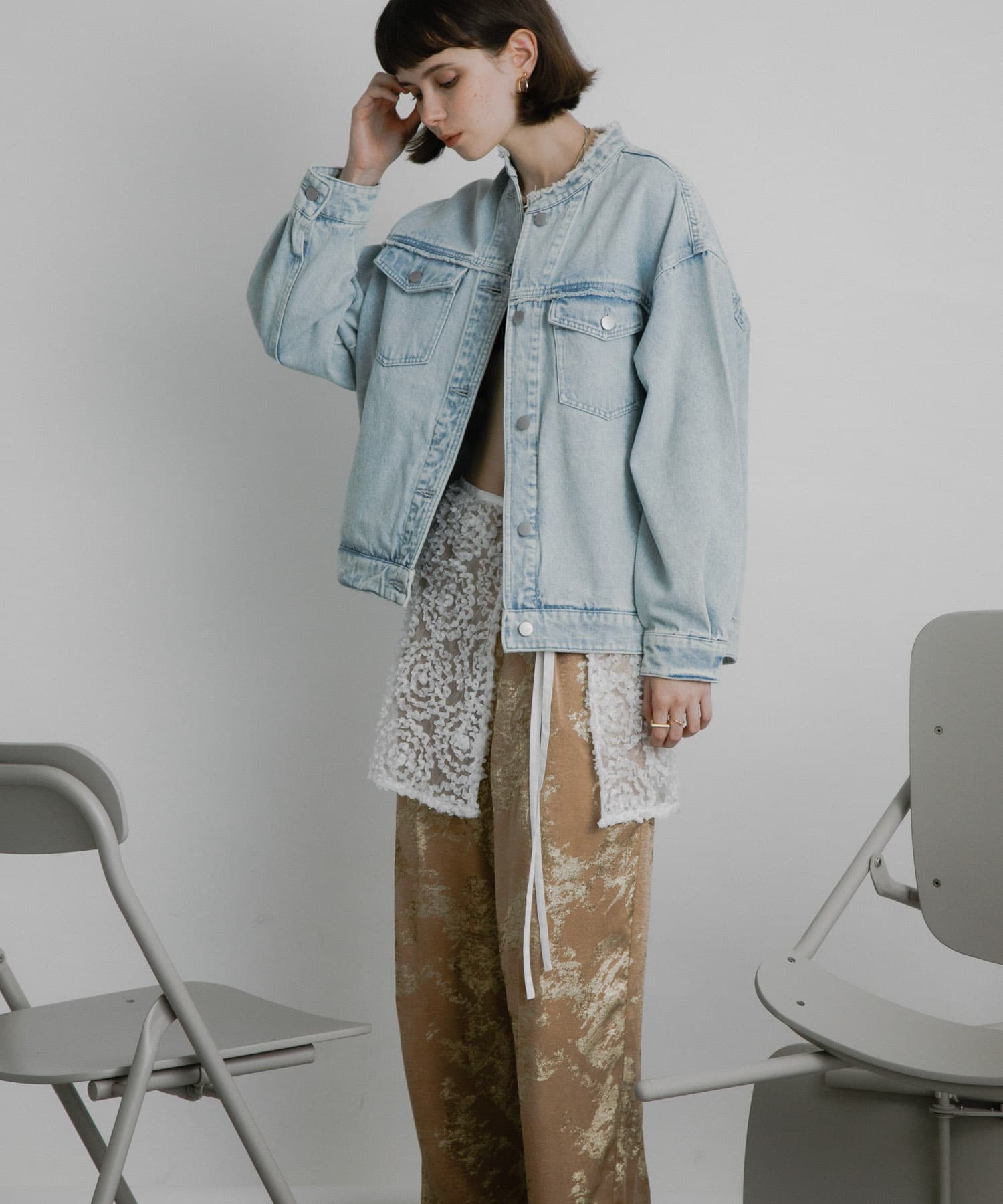 身長：174cm サイズ：one