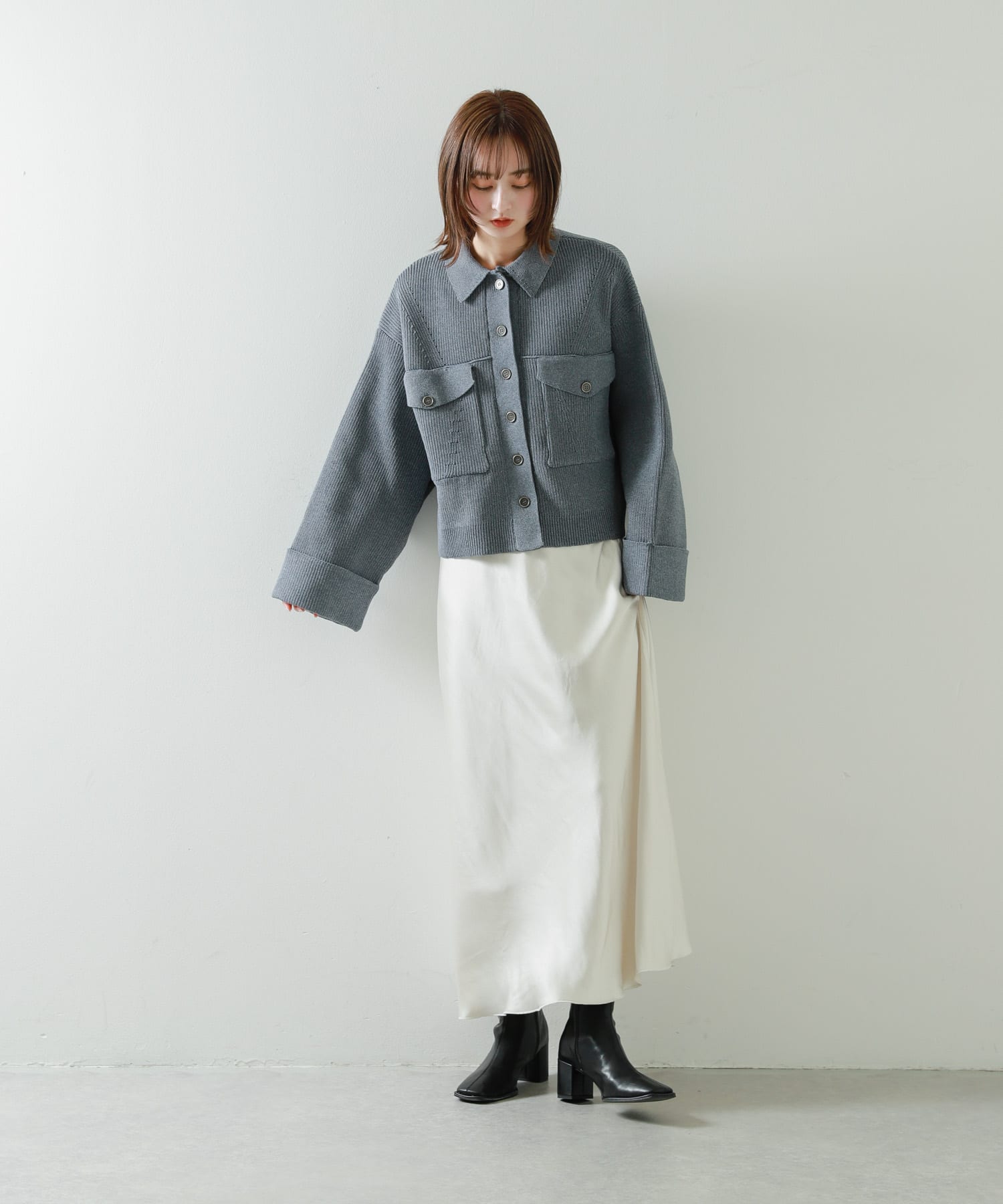 身長：169cm サイズ：one