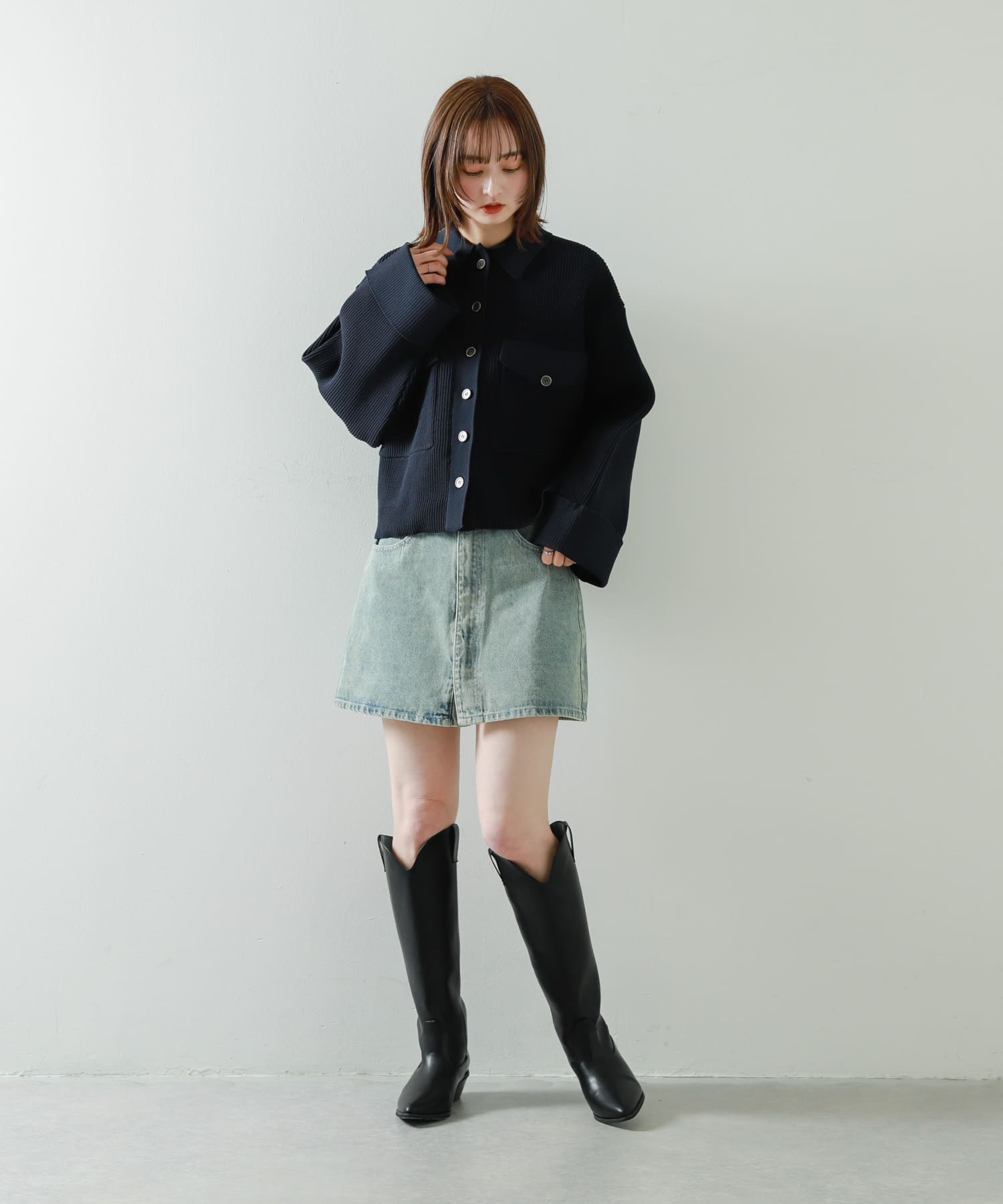 身長：169cm サイズ：one
