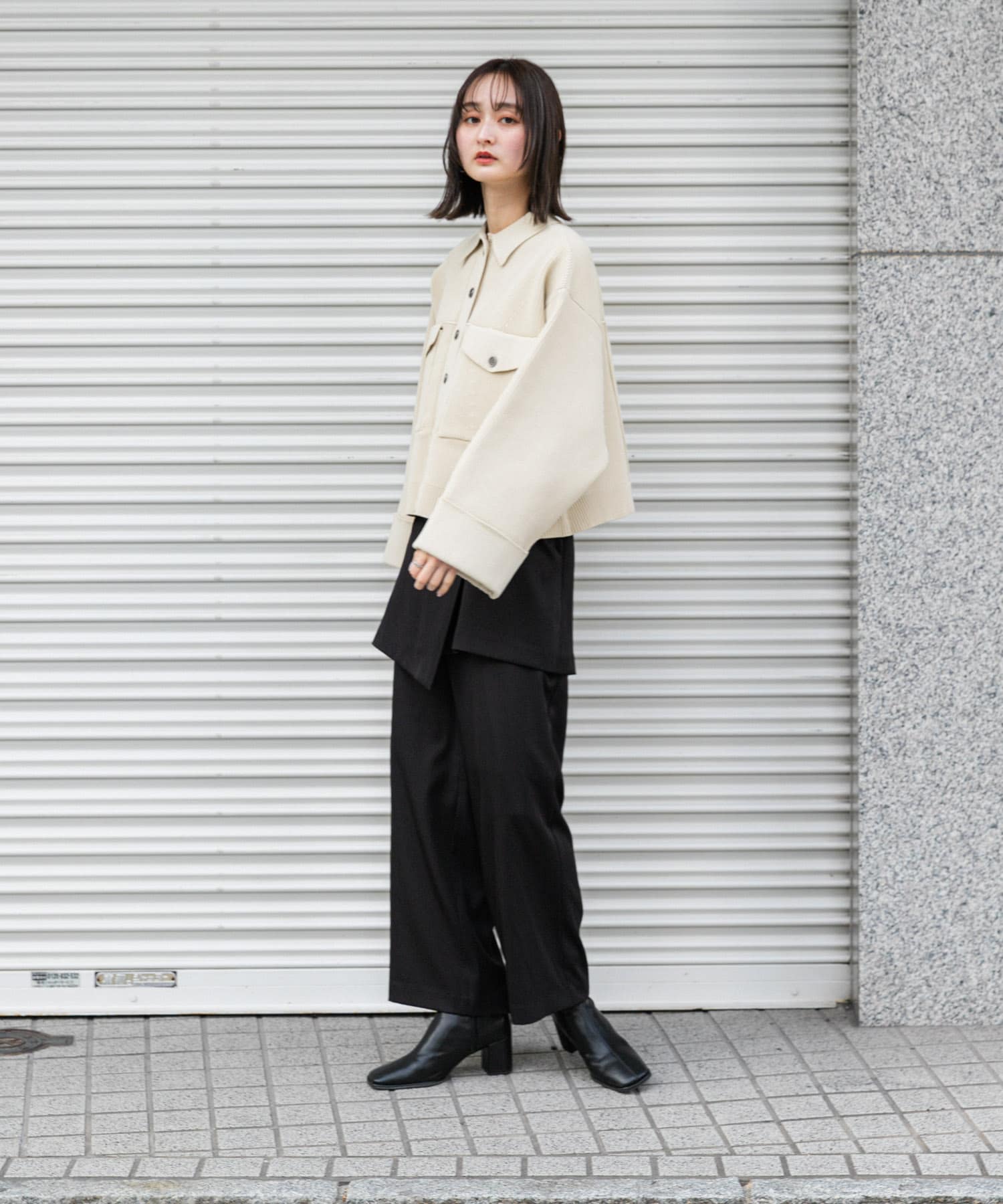 身長：169cm サイズ：one