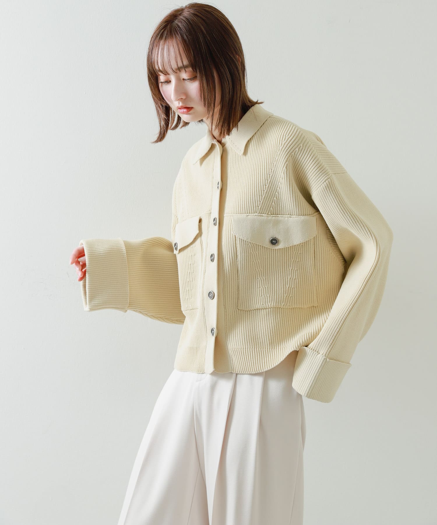 身長：169cm サイズ：one