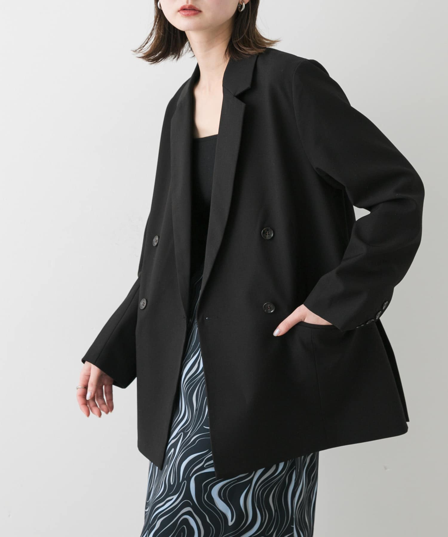 『セットアップ対応』 ダブルテーラードジャケット