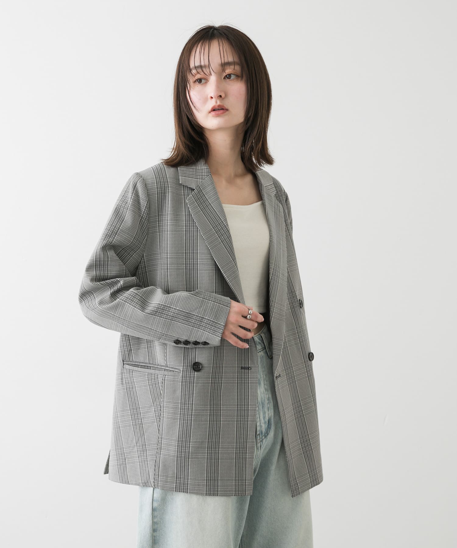 身長：169cm サイズ：one