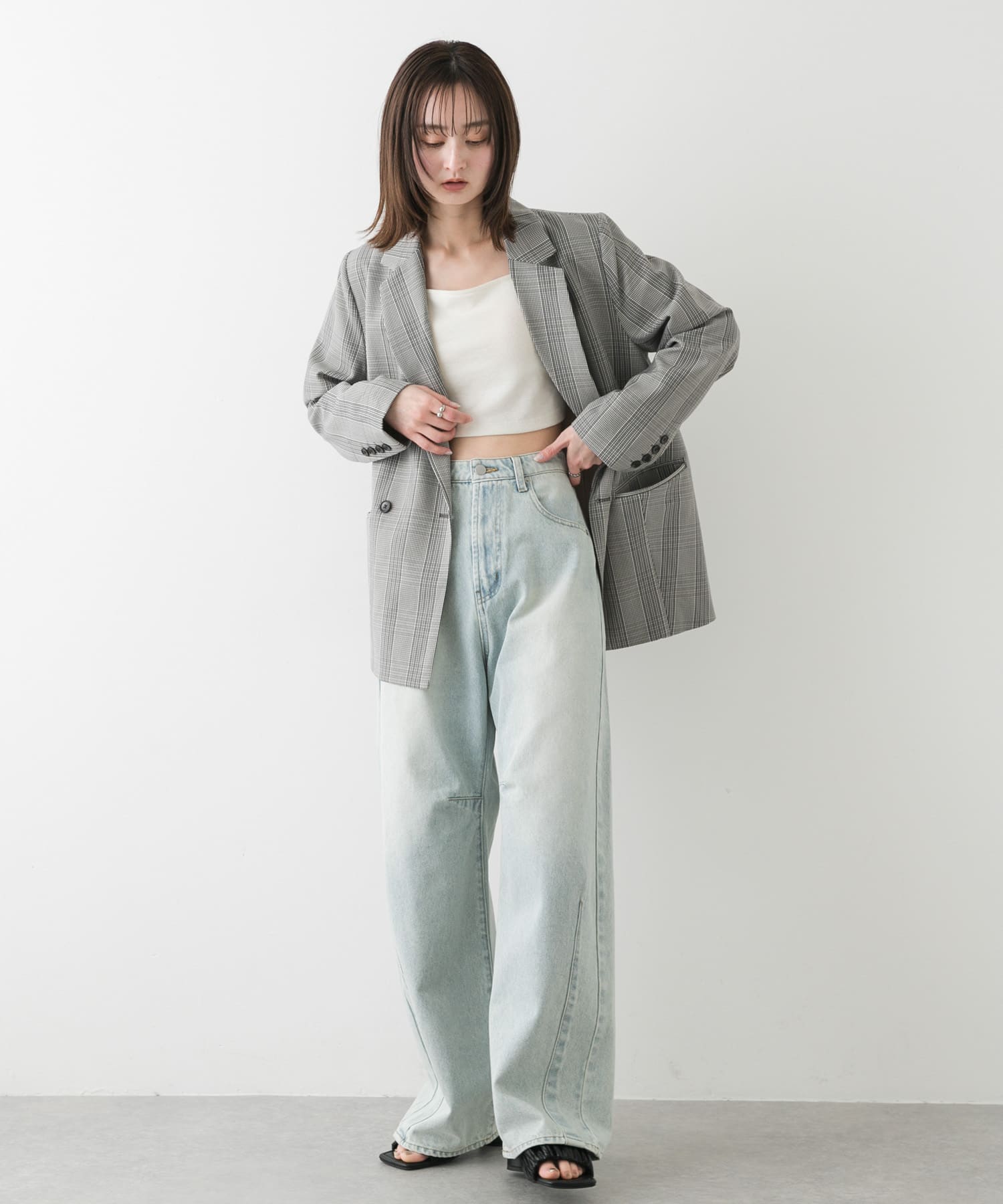 身長：169cm サイズ：one