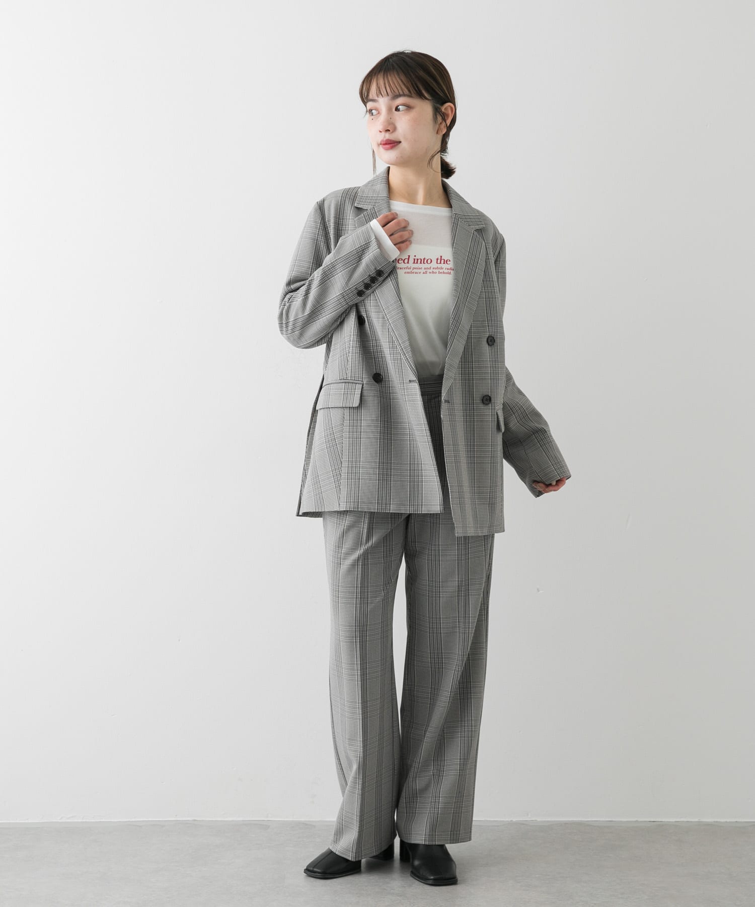 身長：158cm サイズ：one