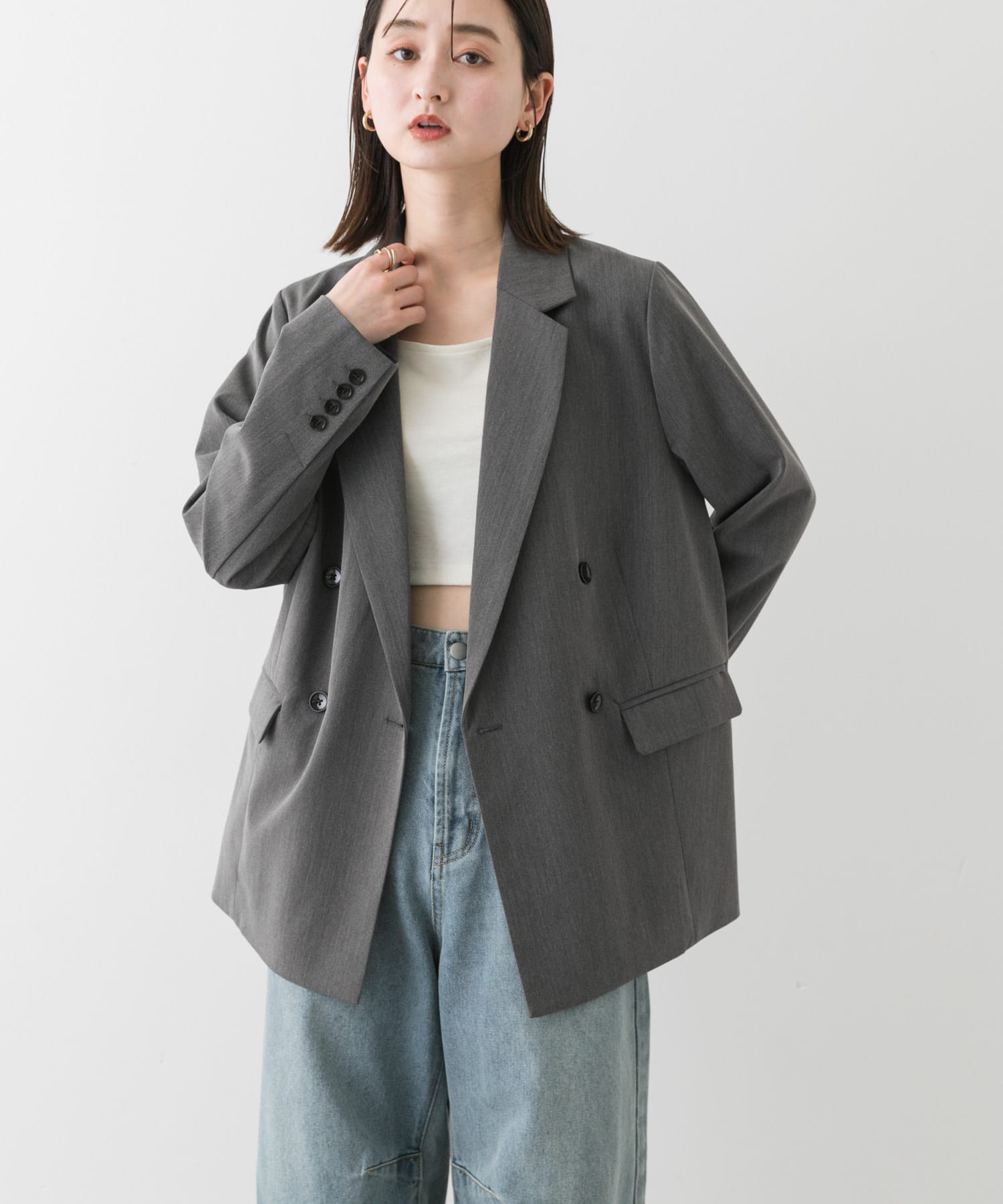 身長：169cm サイズ：one