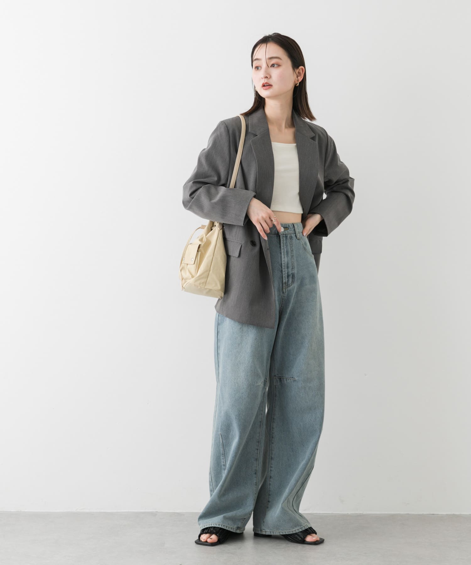 身長：169cm サイズ：one