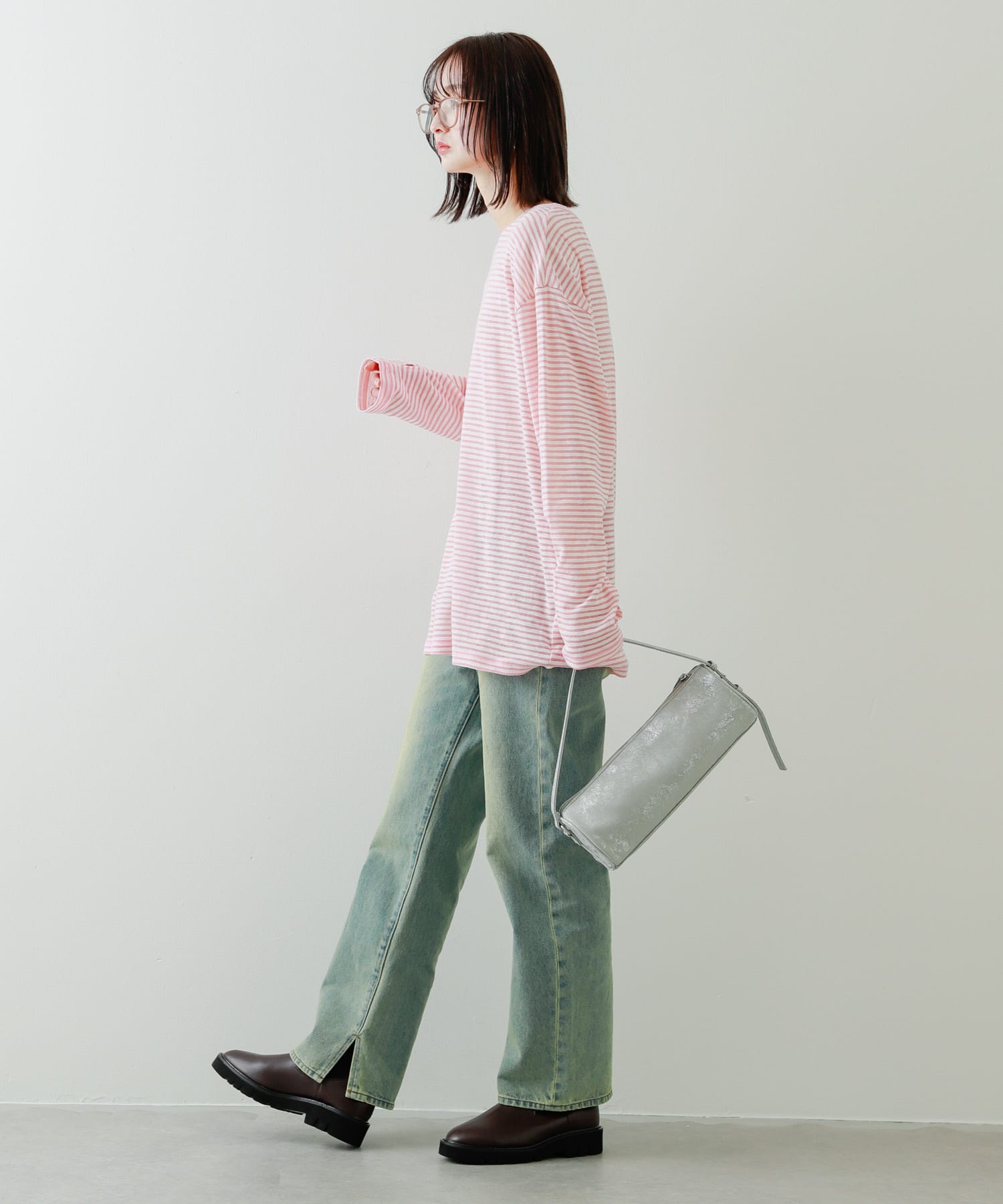 ハクプリントドラムバッグ GRAY one