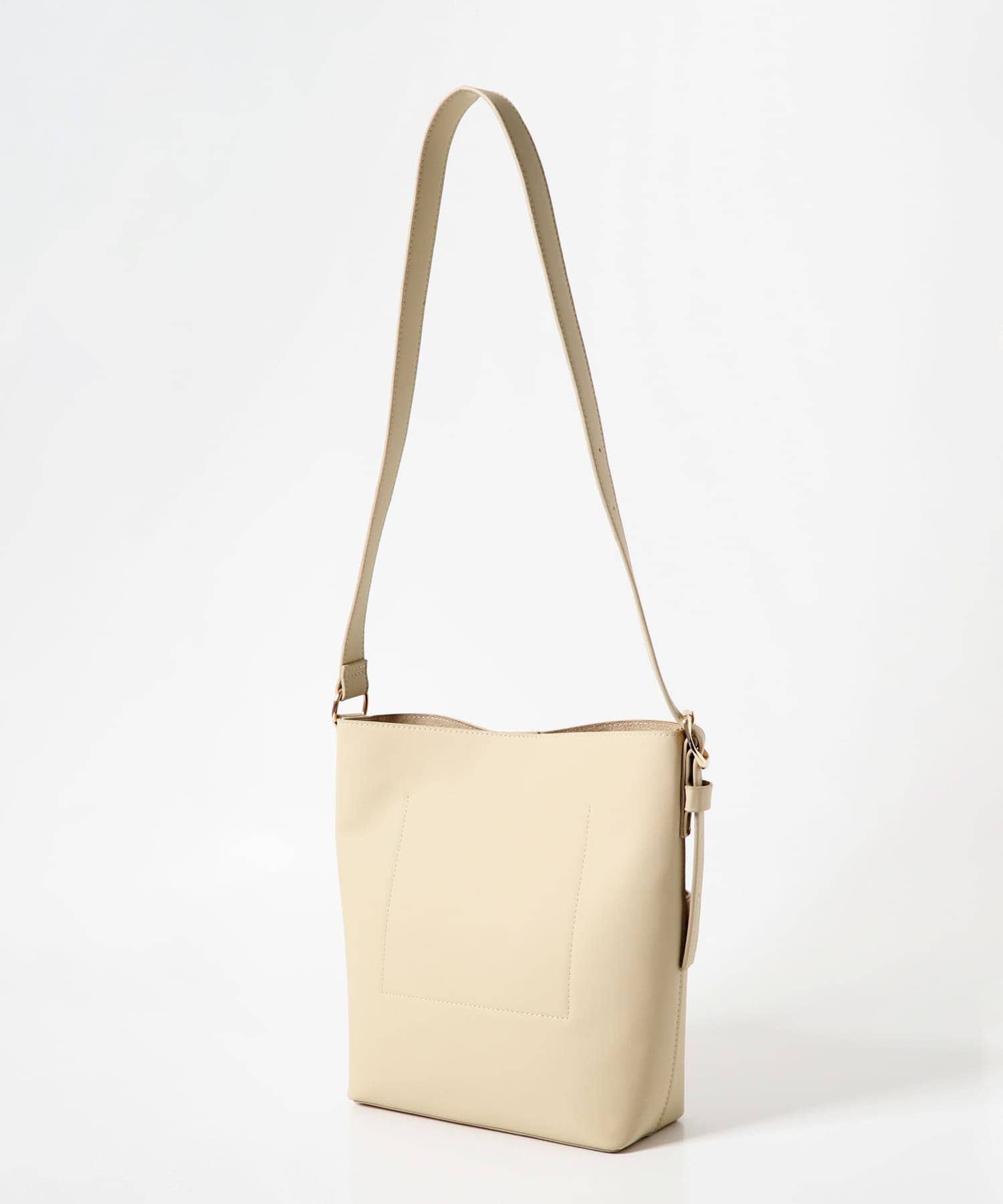 『防汚』アウトポケットショルダーバッグ BEIGE one
