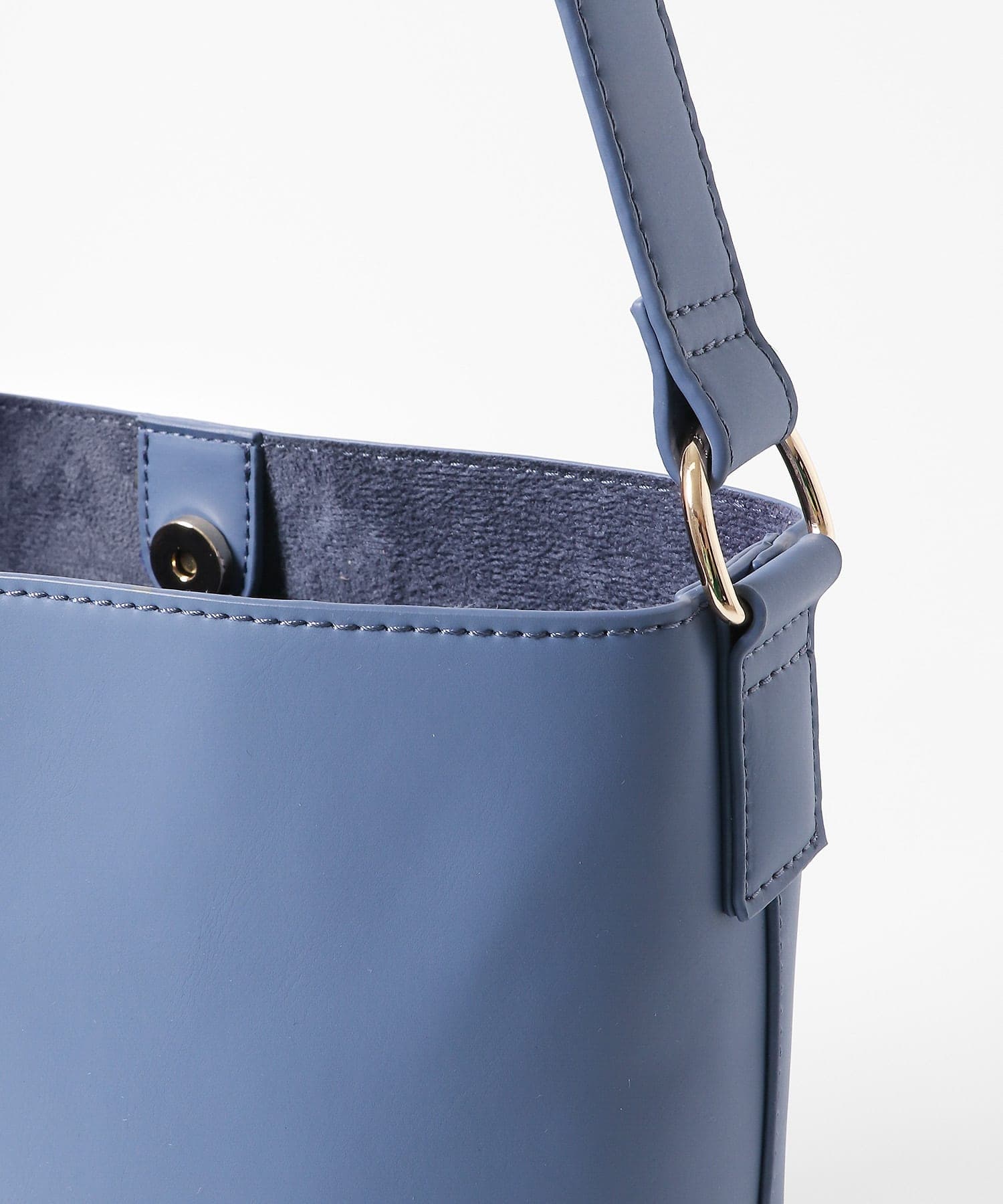 『防汚』アウトポケットショルダーバッグ BLUE one