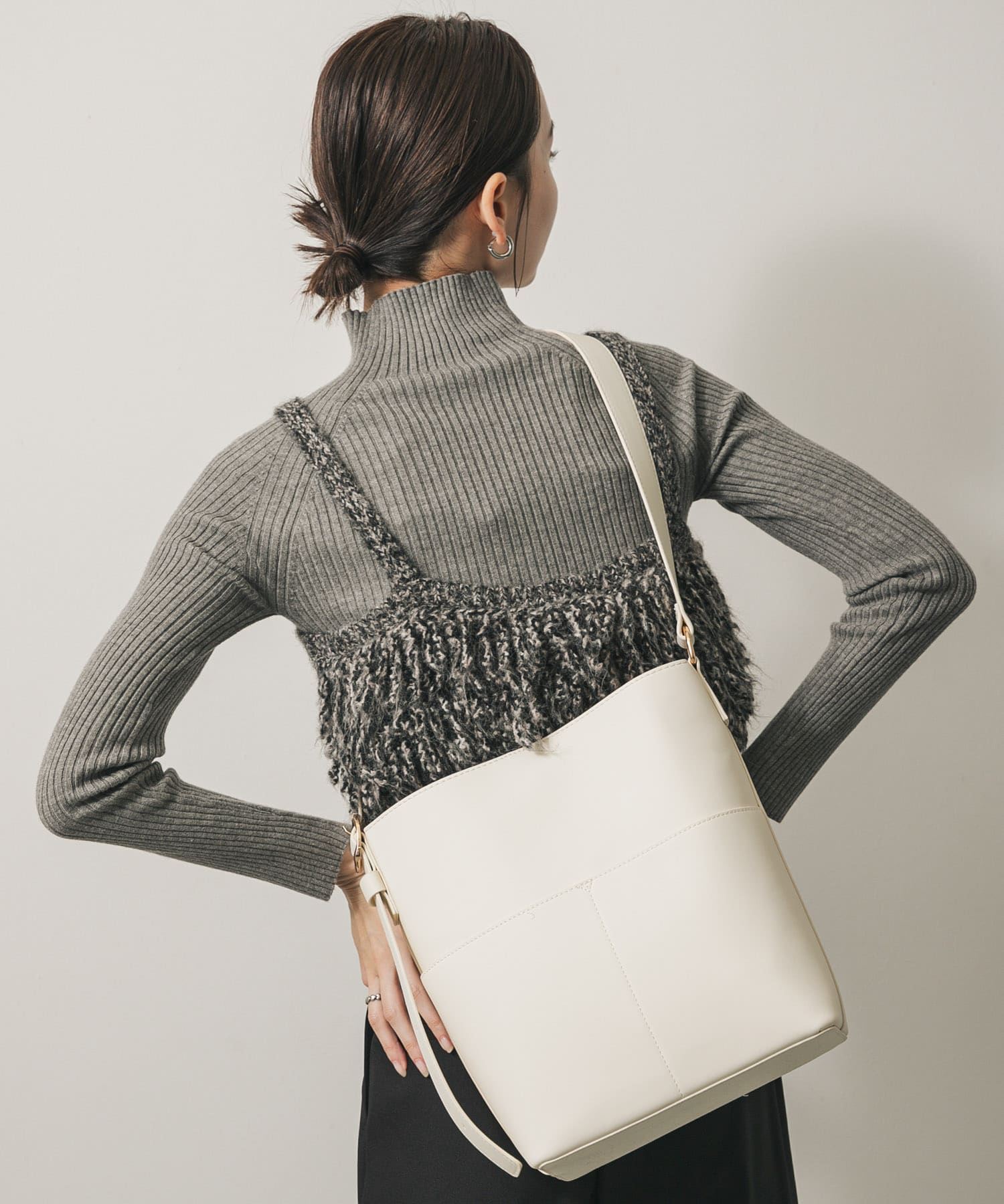 『防汚』アウトポケットショルダーバッグ