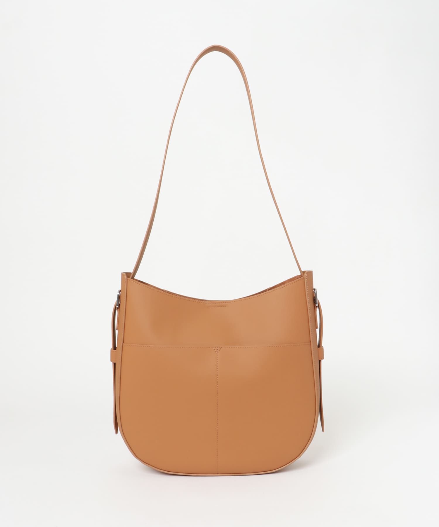 アウトポケットビッグショルダーバッグ BROWN one