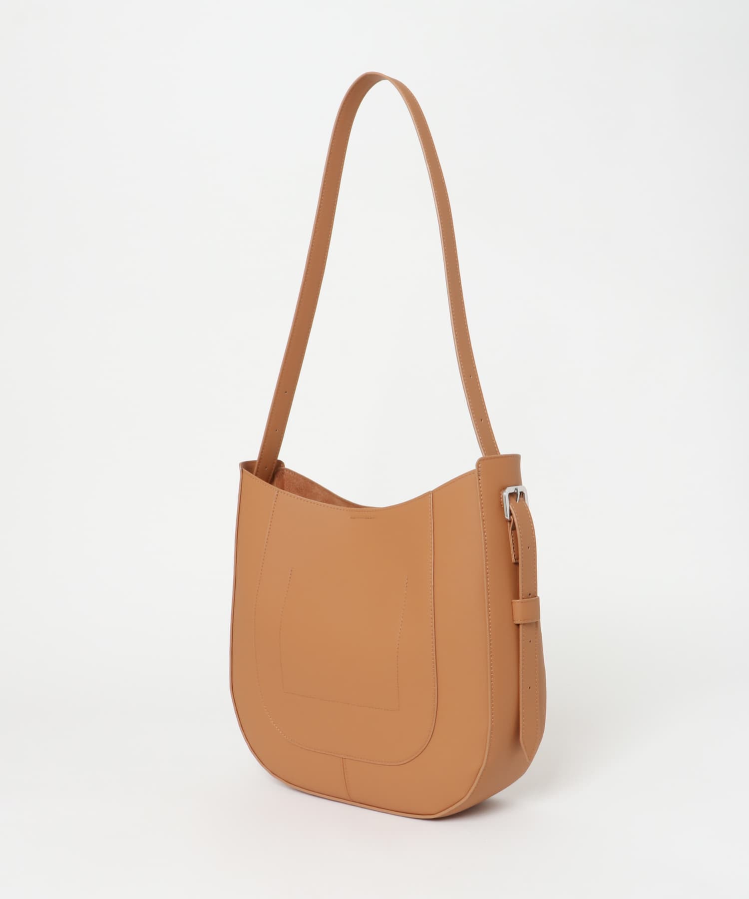 アウトポケットビッグショルダーバッグ BROWN one
