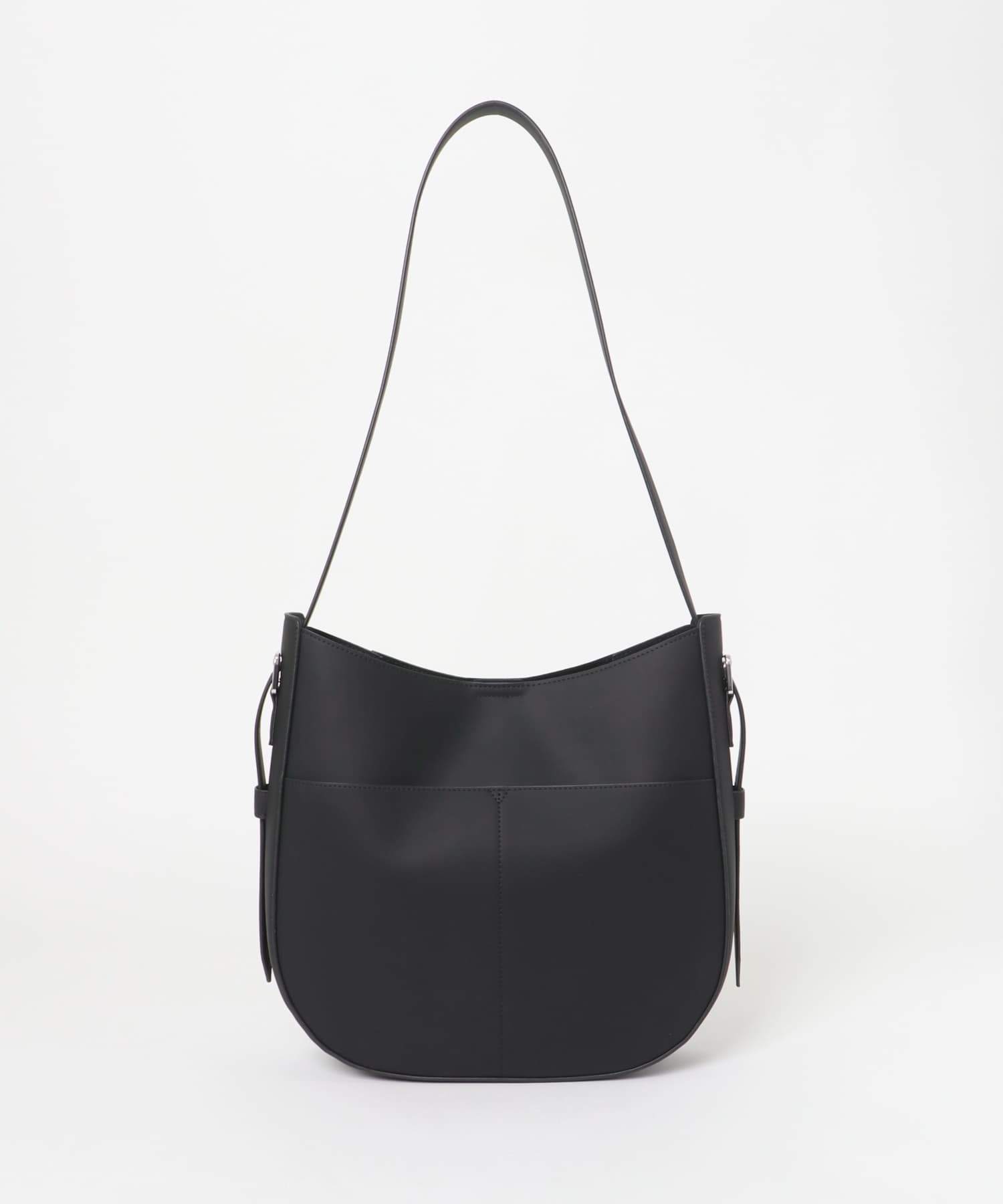 アウトポケットビッグショルダーバッグ BLACK one