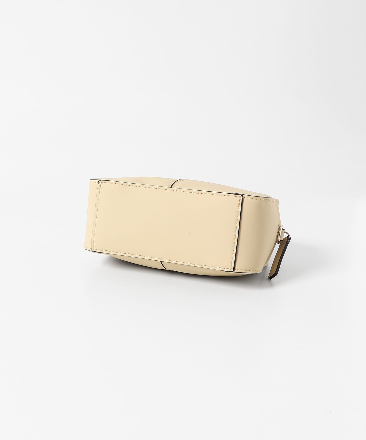 『防汚』2WAYセンターシームプチショルダーバッグ BEIGE one