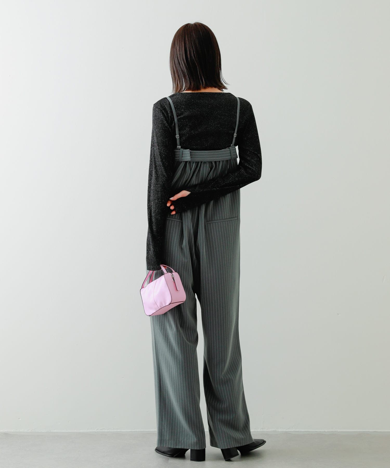 『防汚』2WAYセンターシームプチショルダーバッグ PINK one