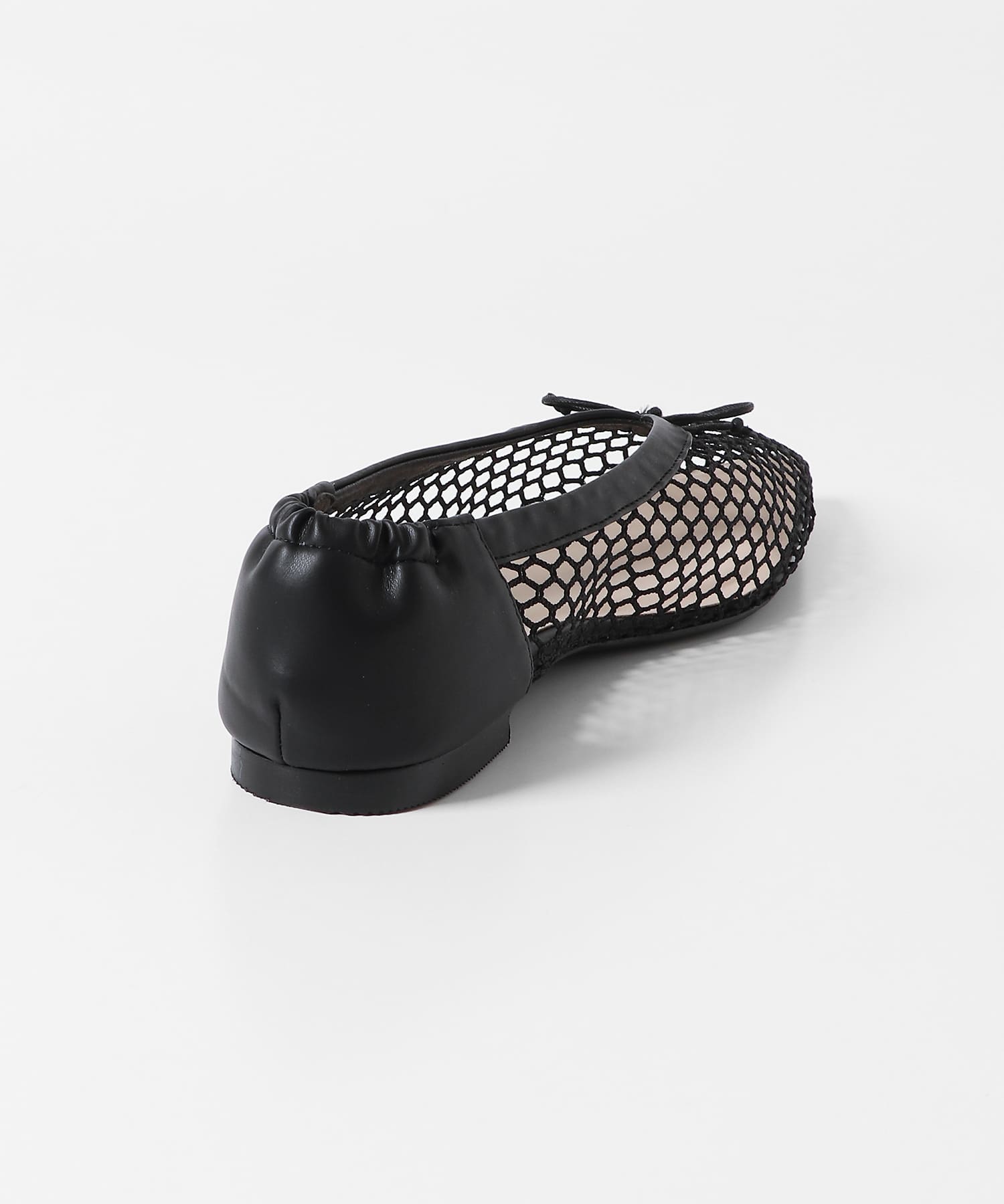 メッシュポインテッドシューズ BLACK S