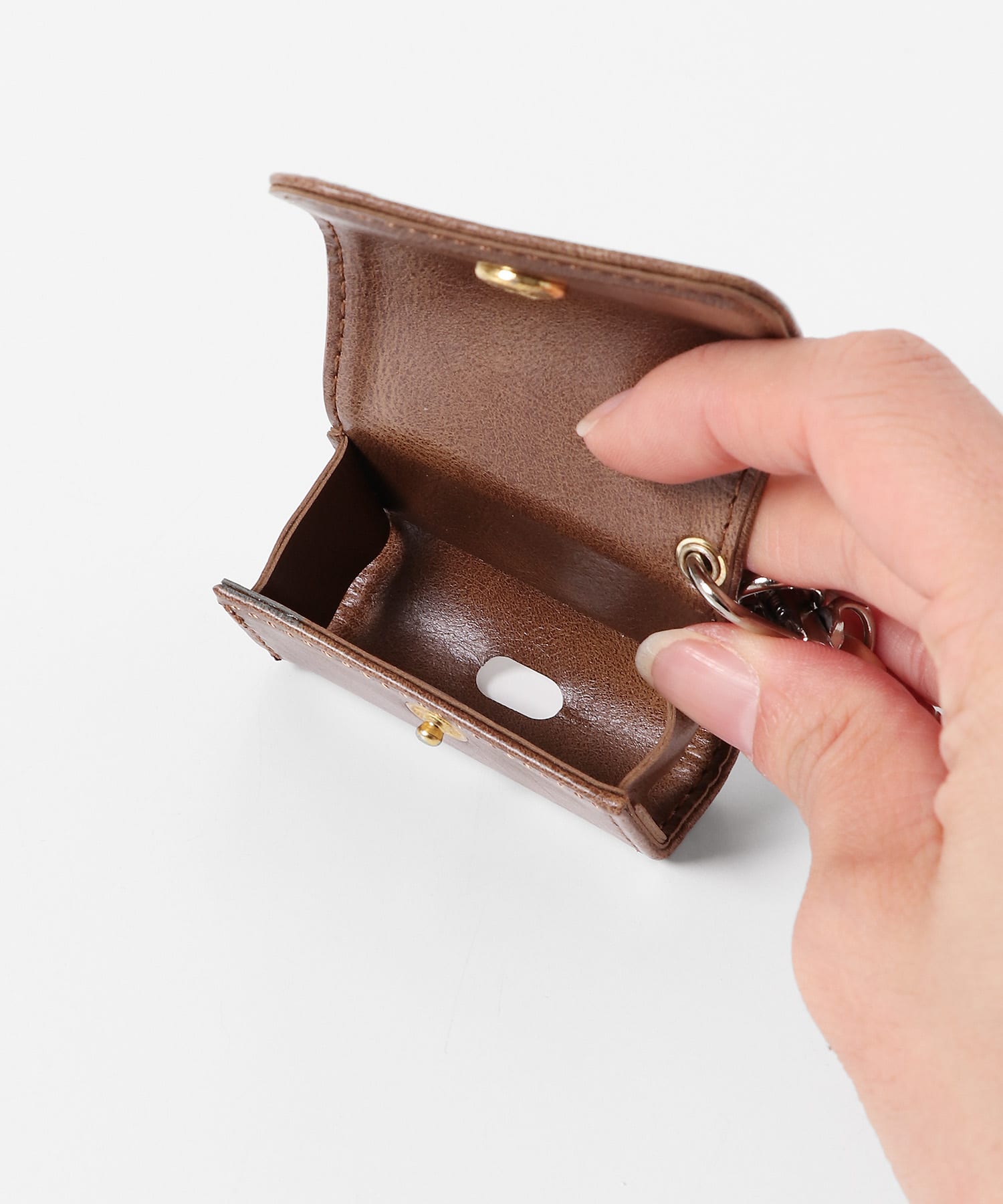 『WEB/一部店舗限定』イヤホンケース BROWN one