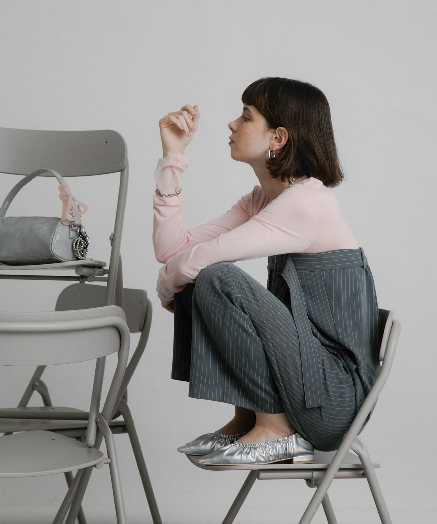 『WEB/一部店舗限定』リボンチャーム BLACK one