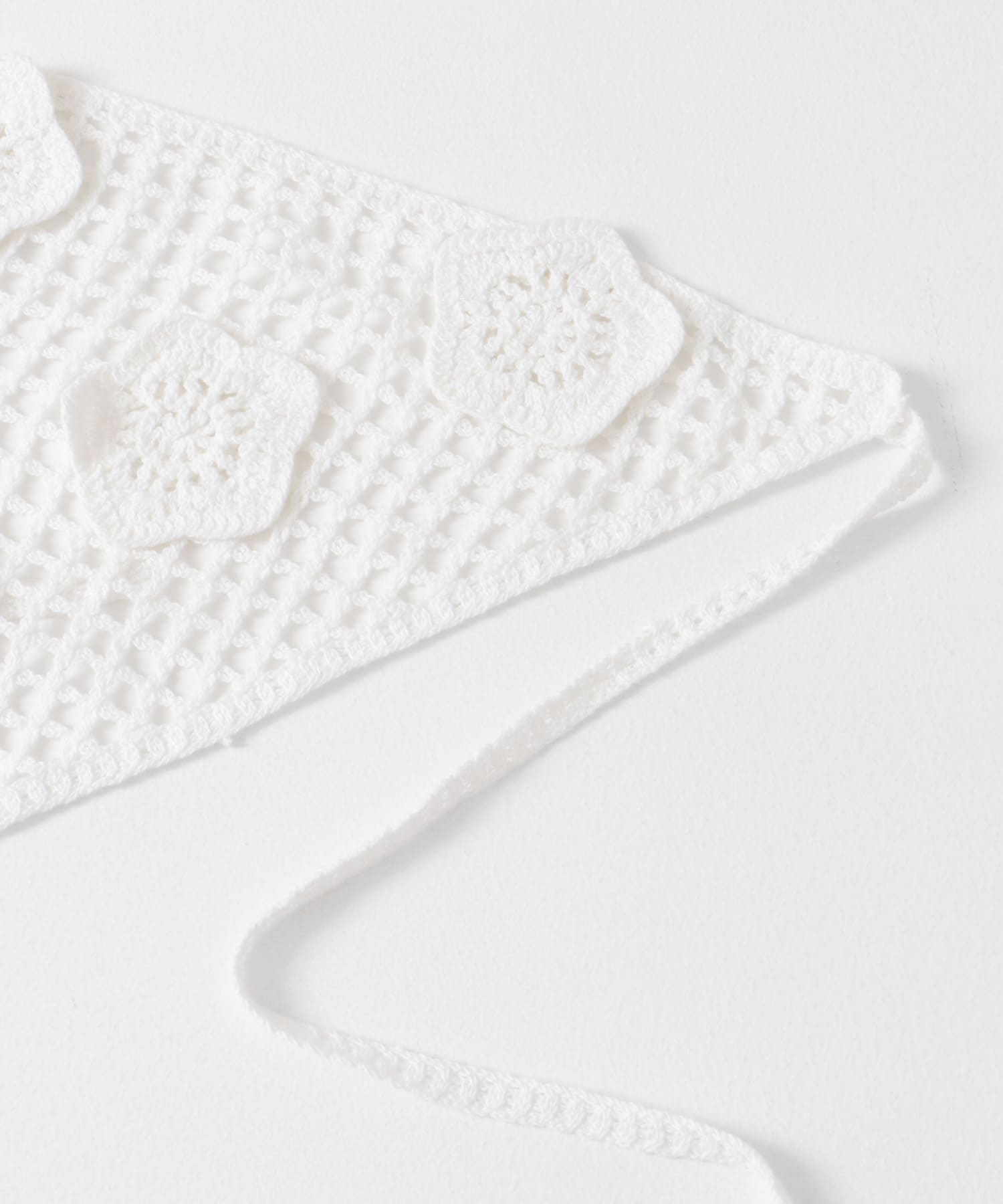 フラワークロシェマキスカート IVORY one