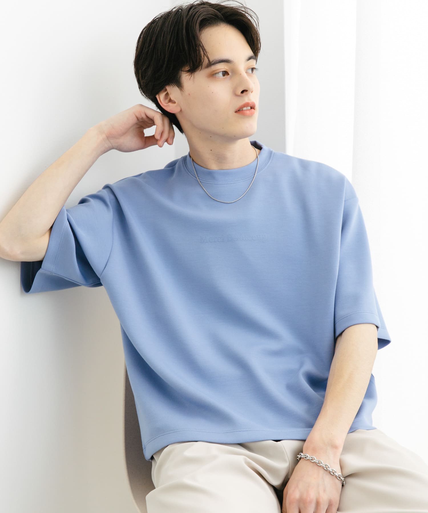 french ロゴショートスリーブTシャツ