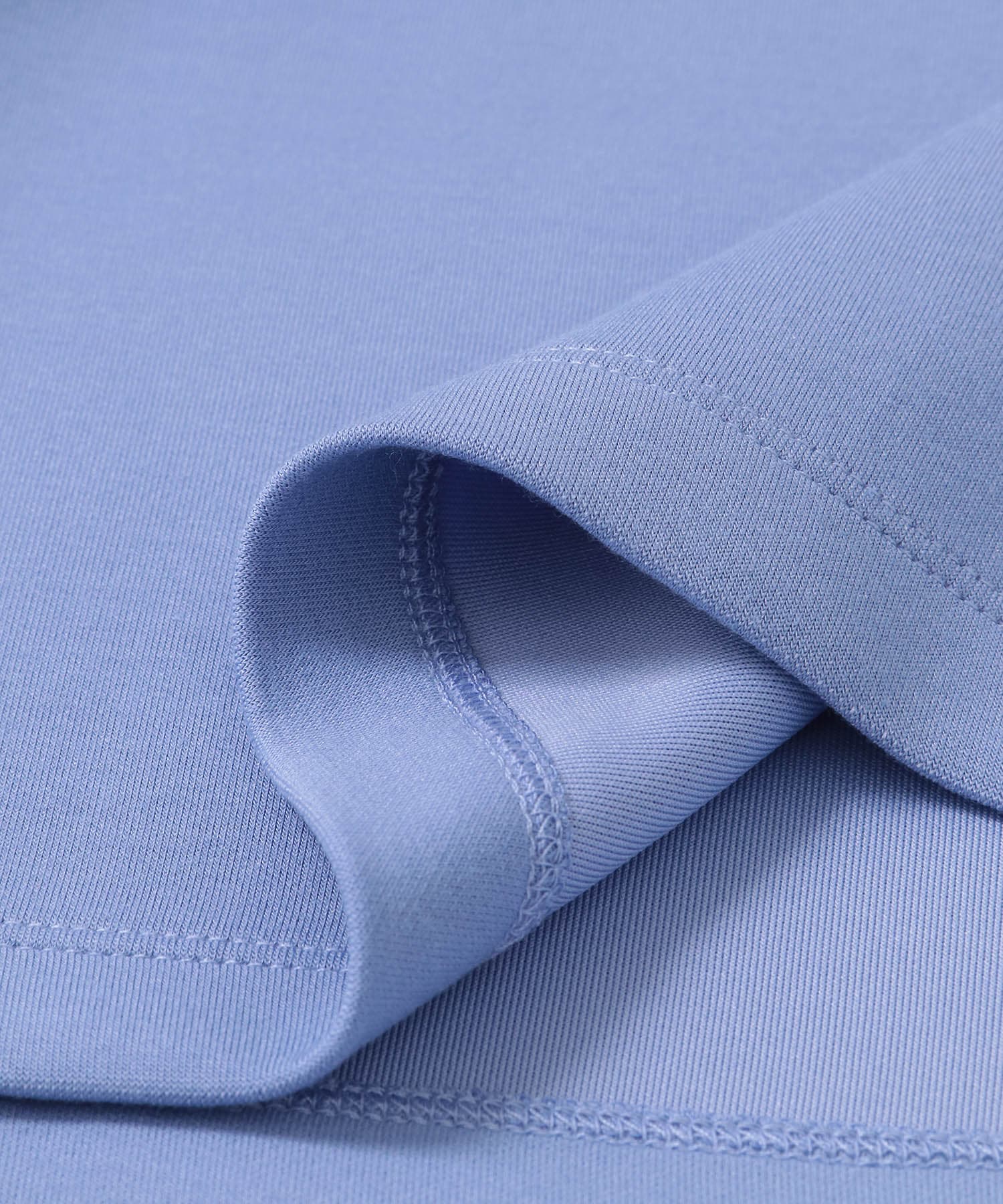 french ロゴショートスリーブTシャツ BLUE M