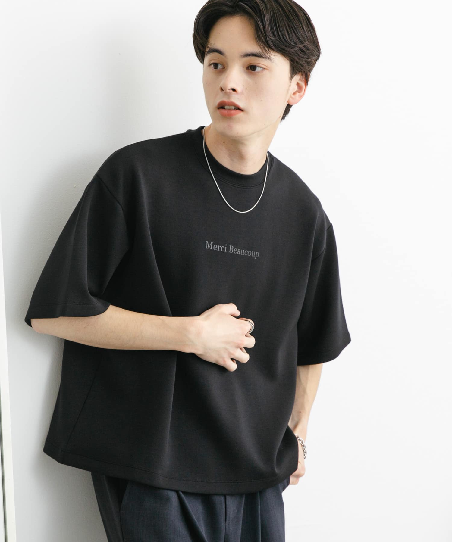 french ロゴショートスリーブTシャツ