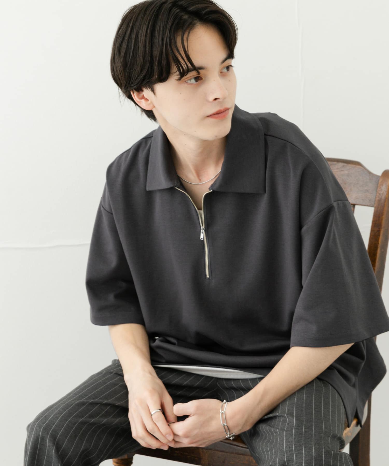 身長：173cm サイズ：L