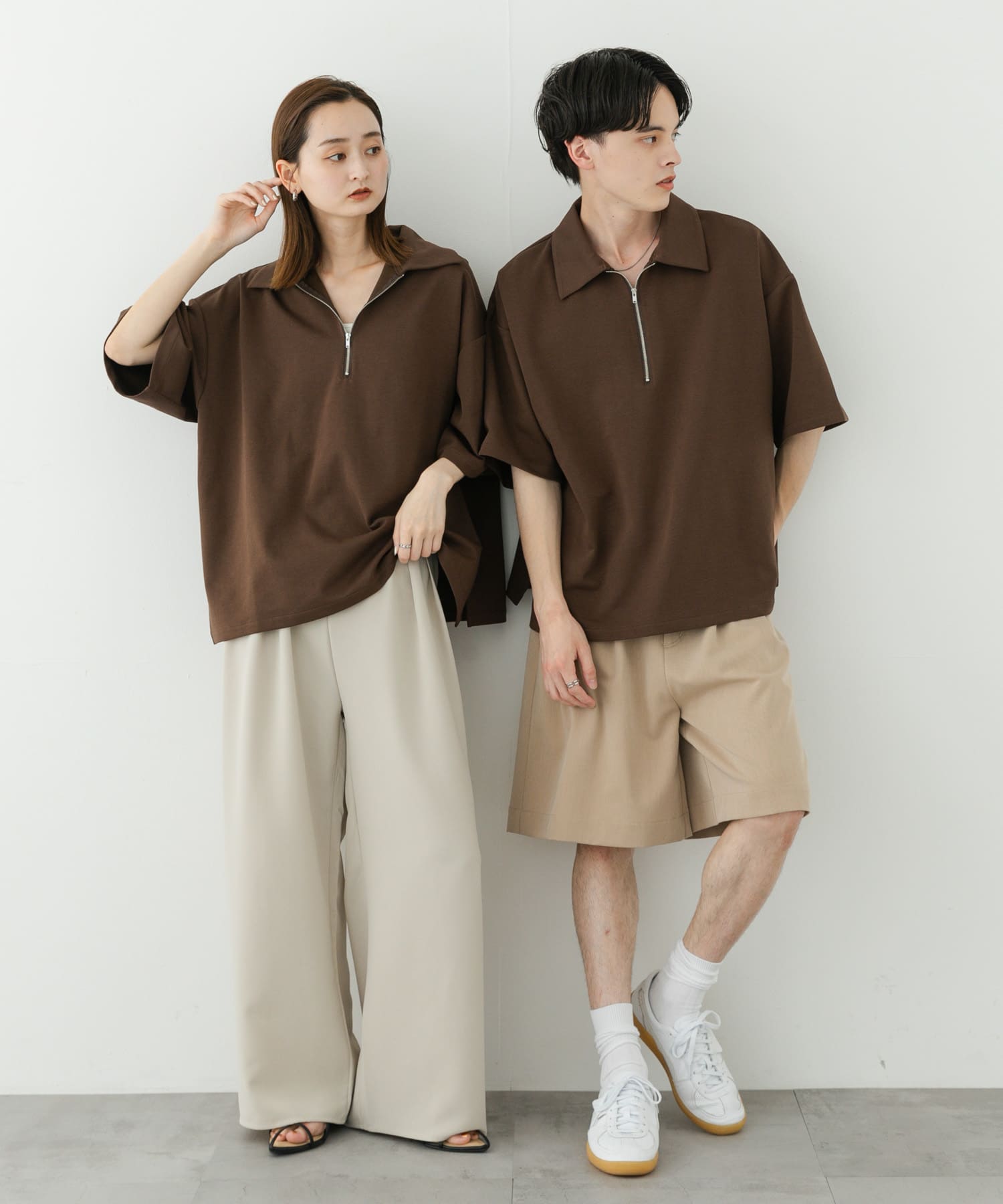 身長：169cm サイズ：one, 身長：173cm サイズ：L