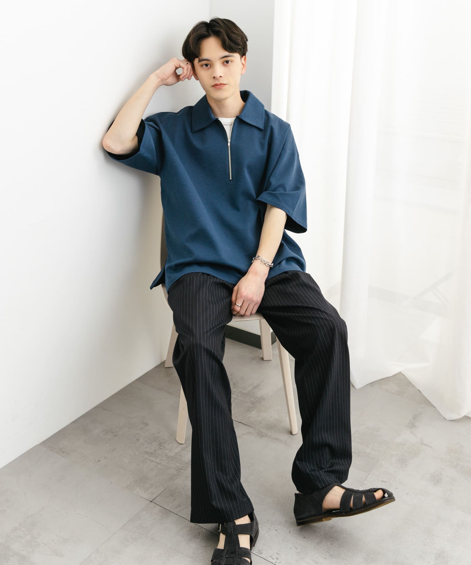 身長：173cm サイズ：L