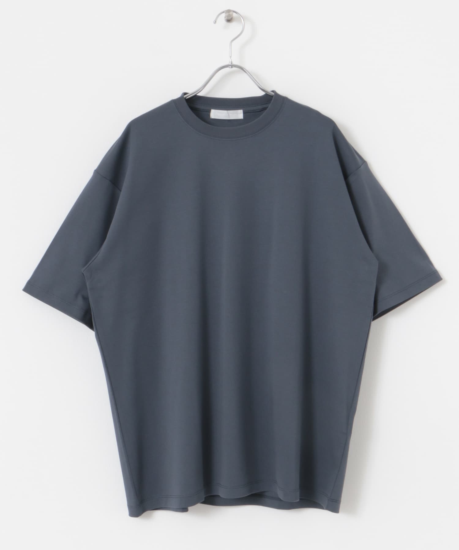 コットンスムースショートスリーブTシャツ BLUE M