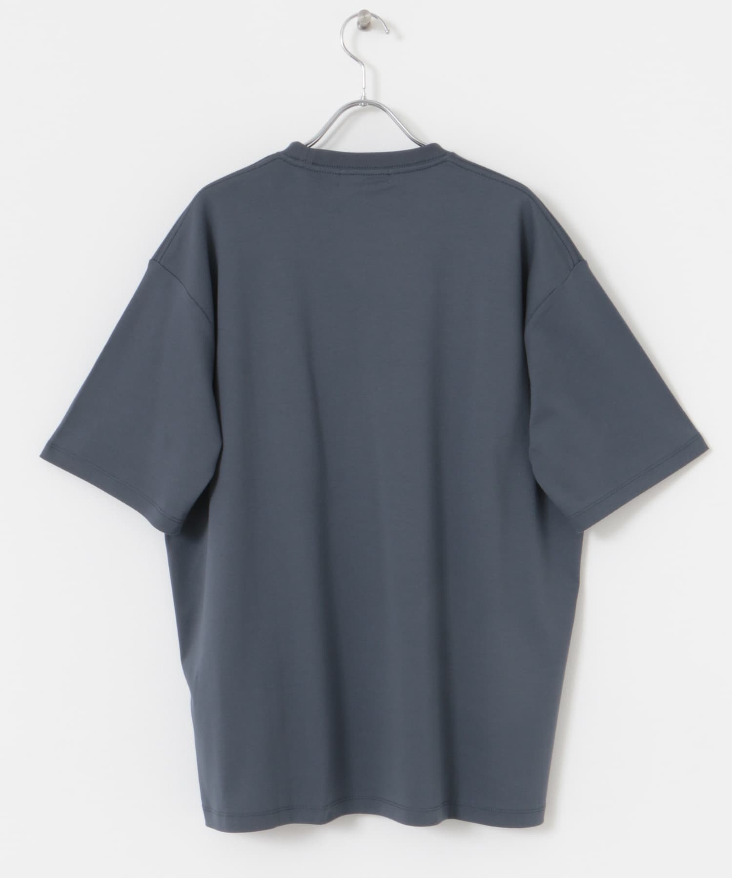 コットンスムースショートスリーブTシャツ BLUE M