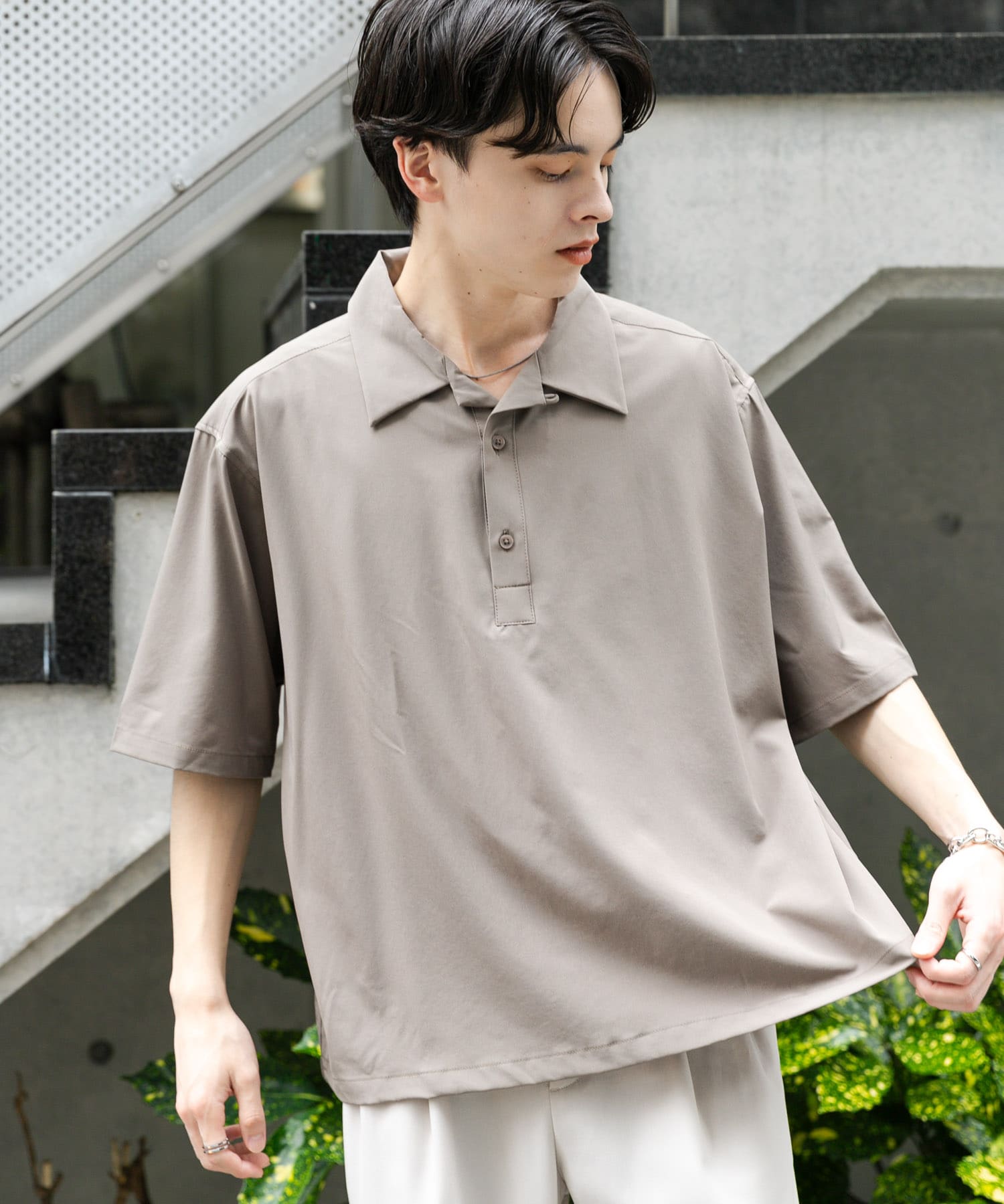 ストレッチショートスリーブポロシャツ