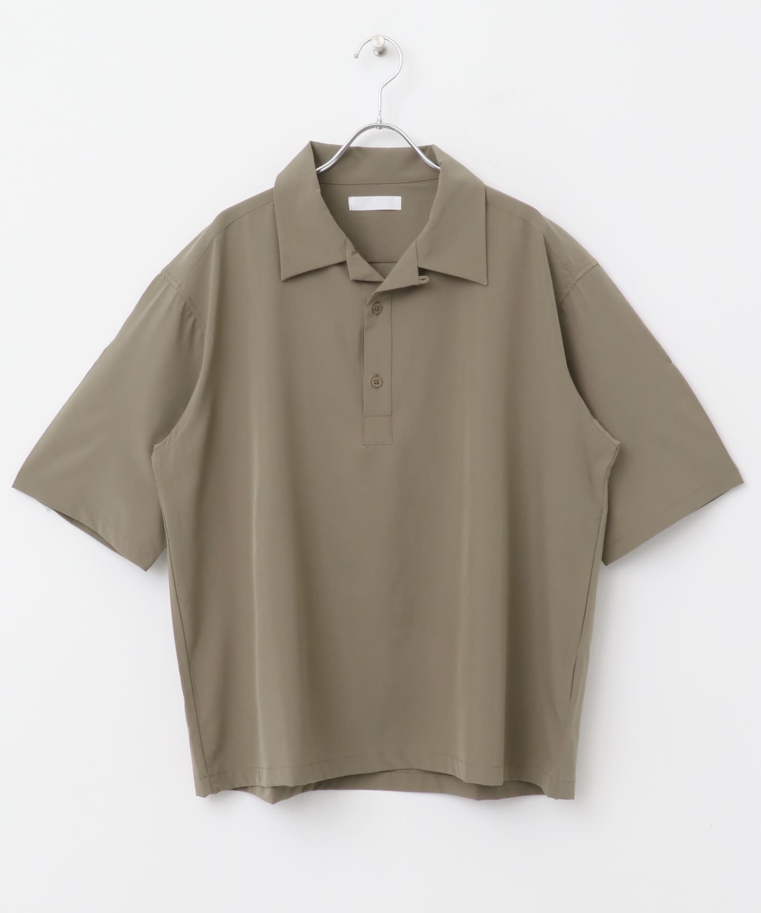 ストレッチショートスリーブポロシャツ BEIGE M
