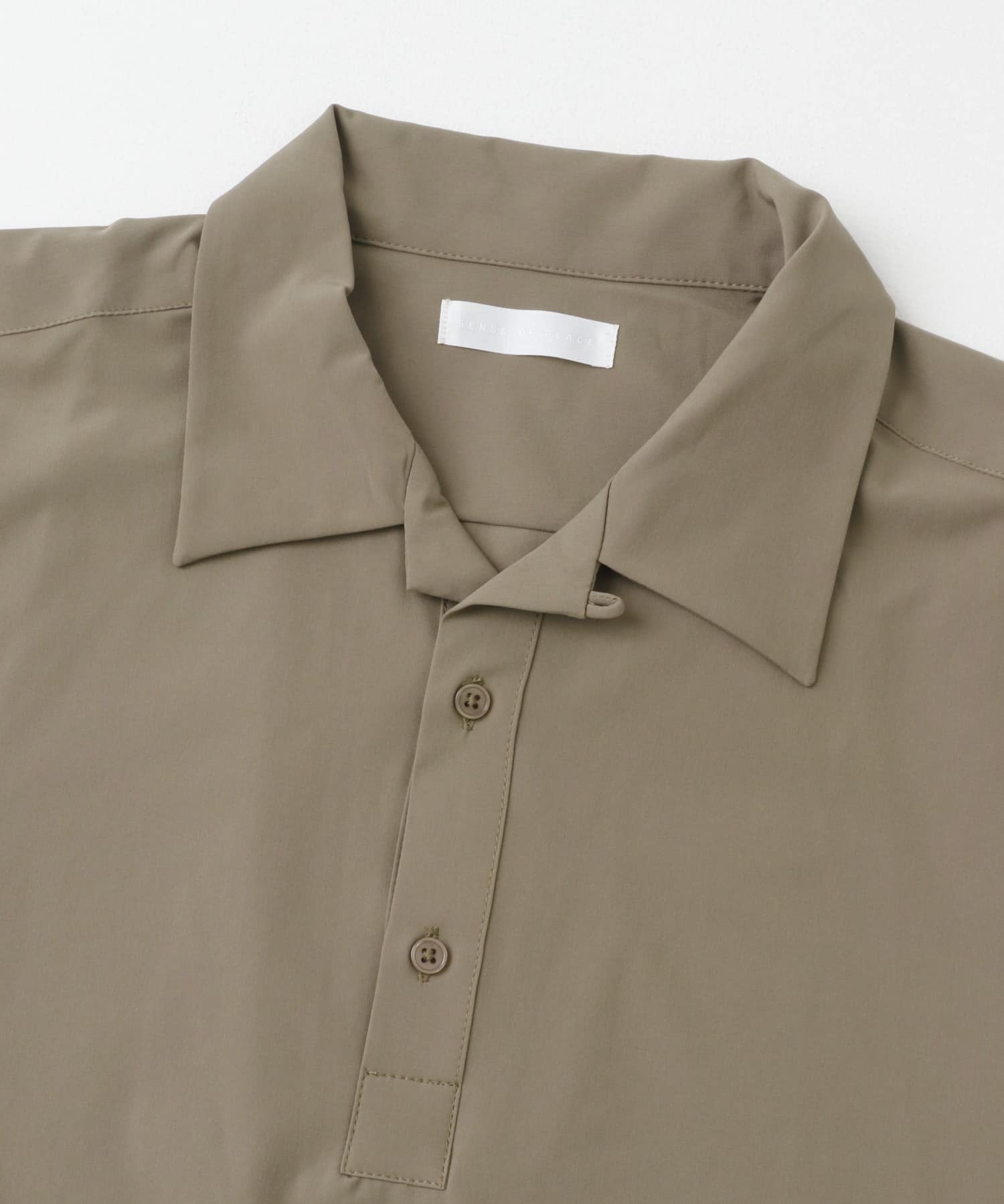 ストレッチショートスリーブポロシャツ BEIGE M