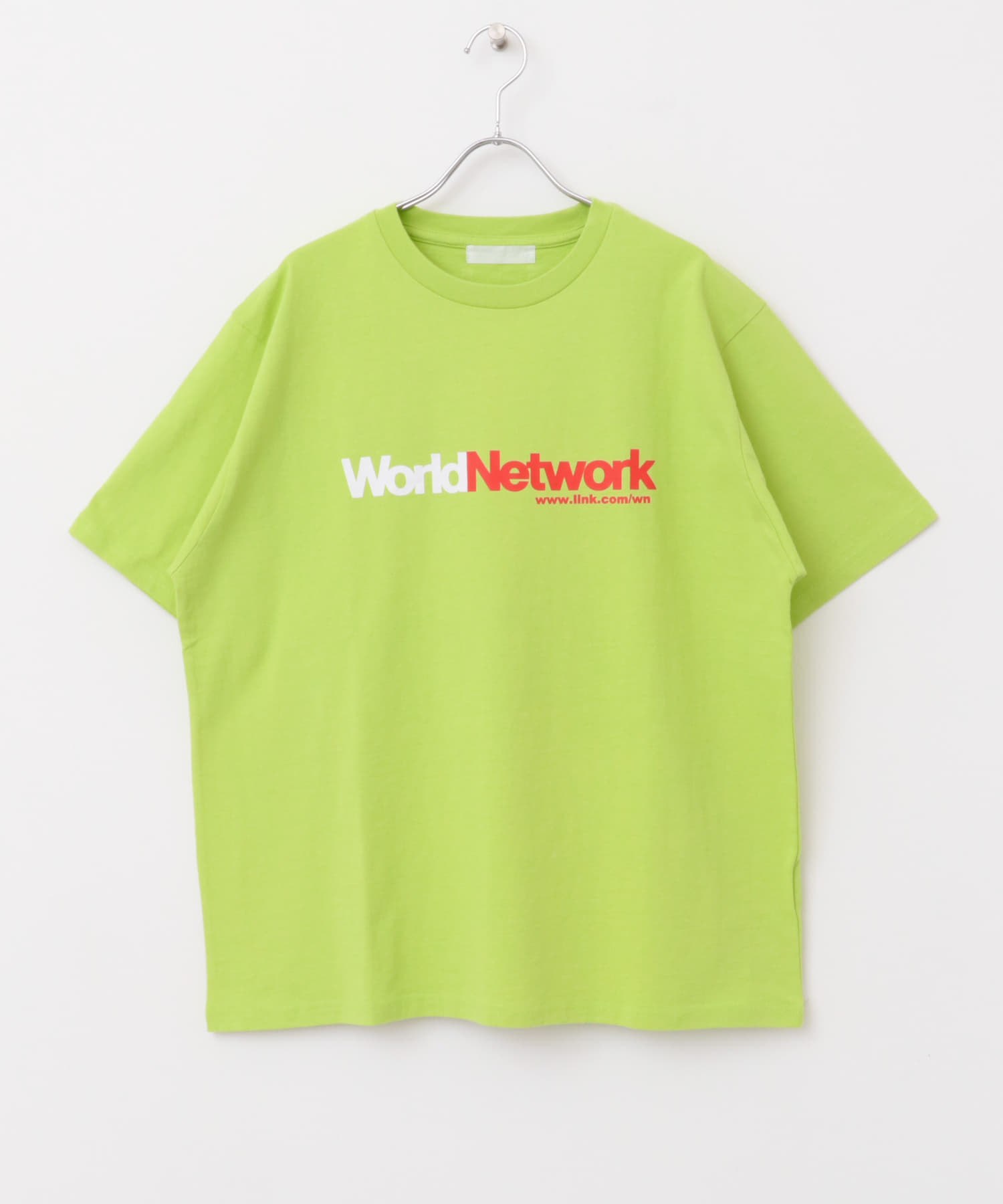 company logo short-sleeve t-shirts A LIME M