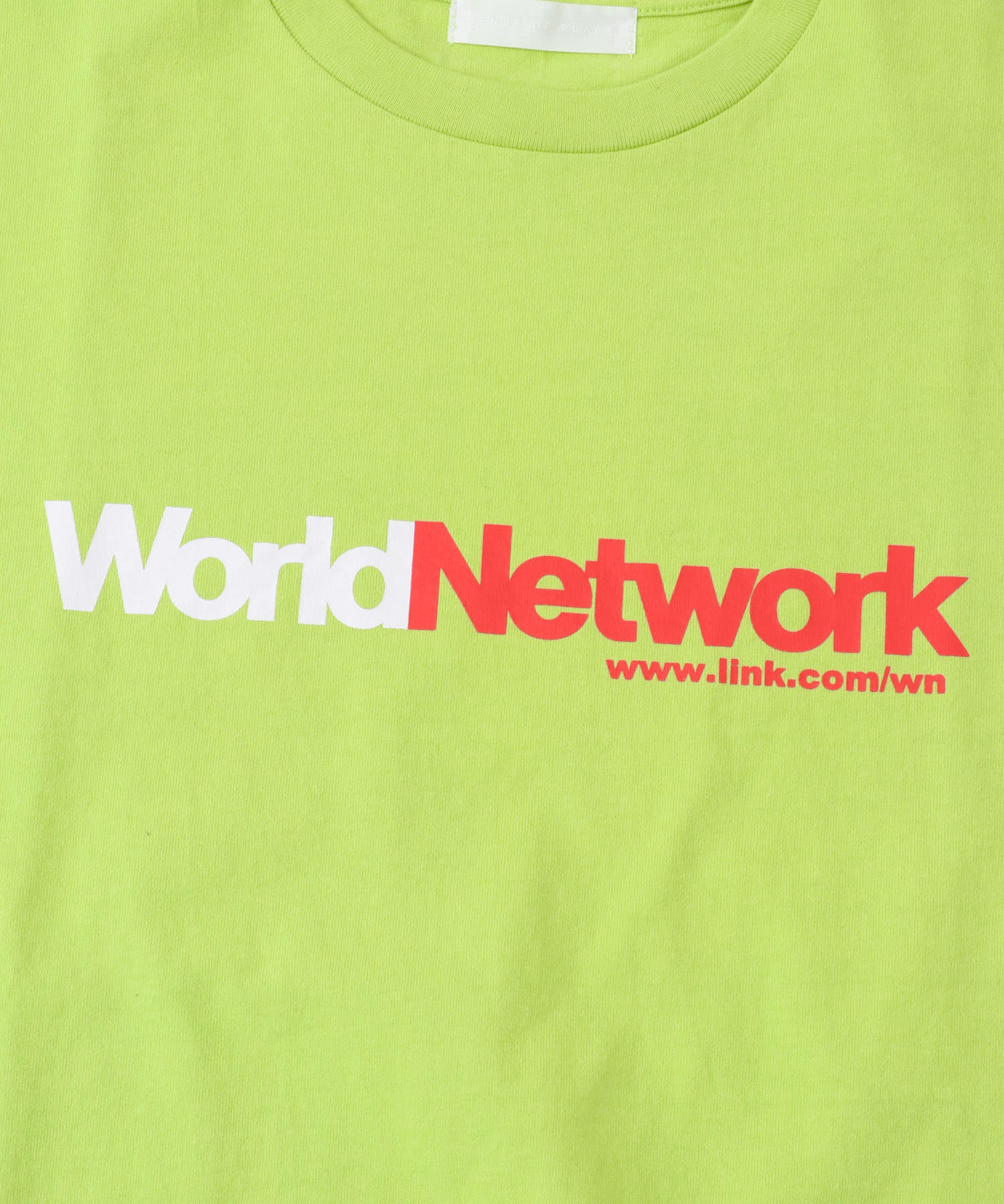 company logo short-sleeve t-shirts A LIME M