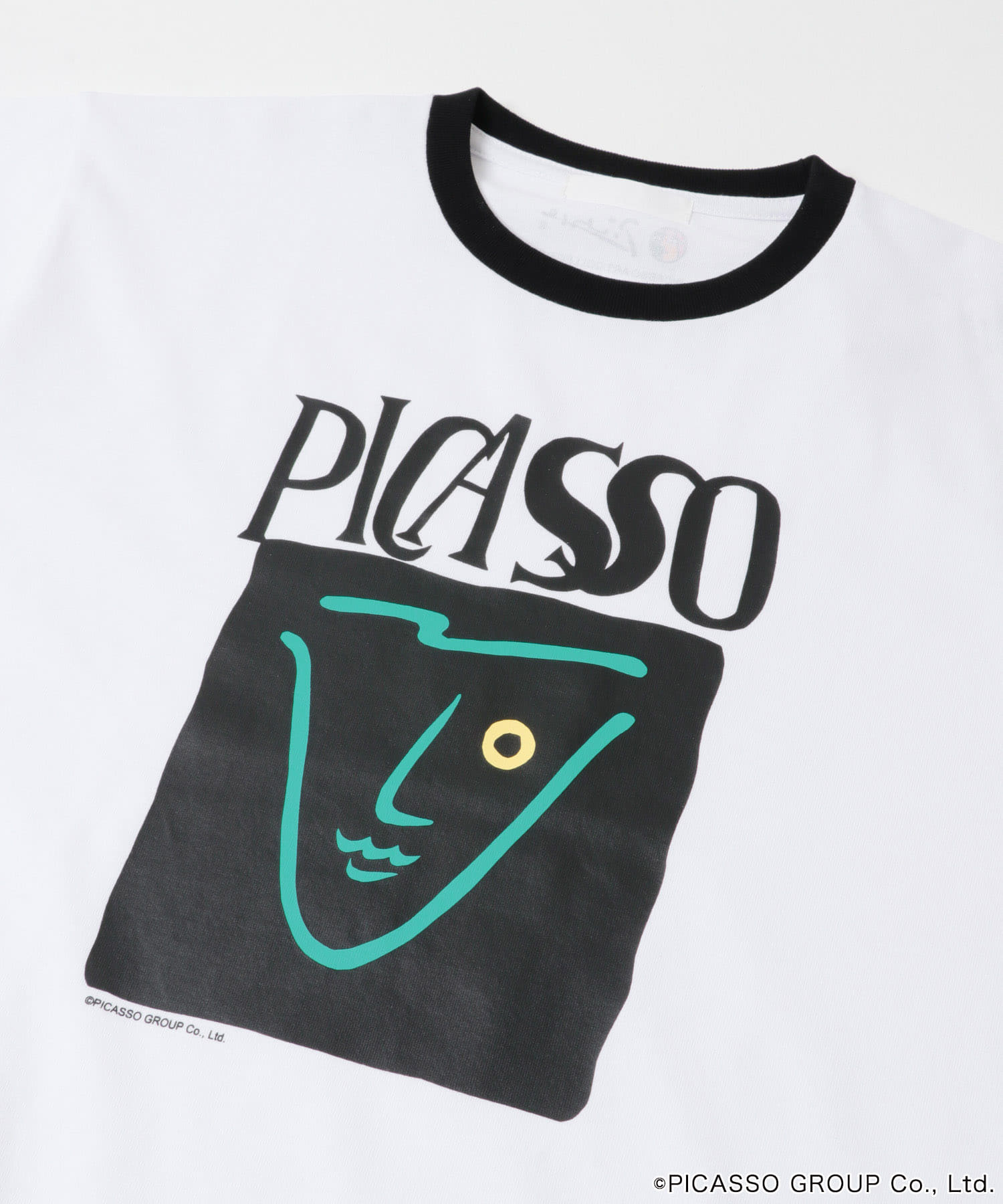 PICASSO SHORT-SLEEVE T-SHIRTS A WHT×BLK M