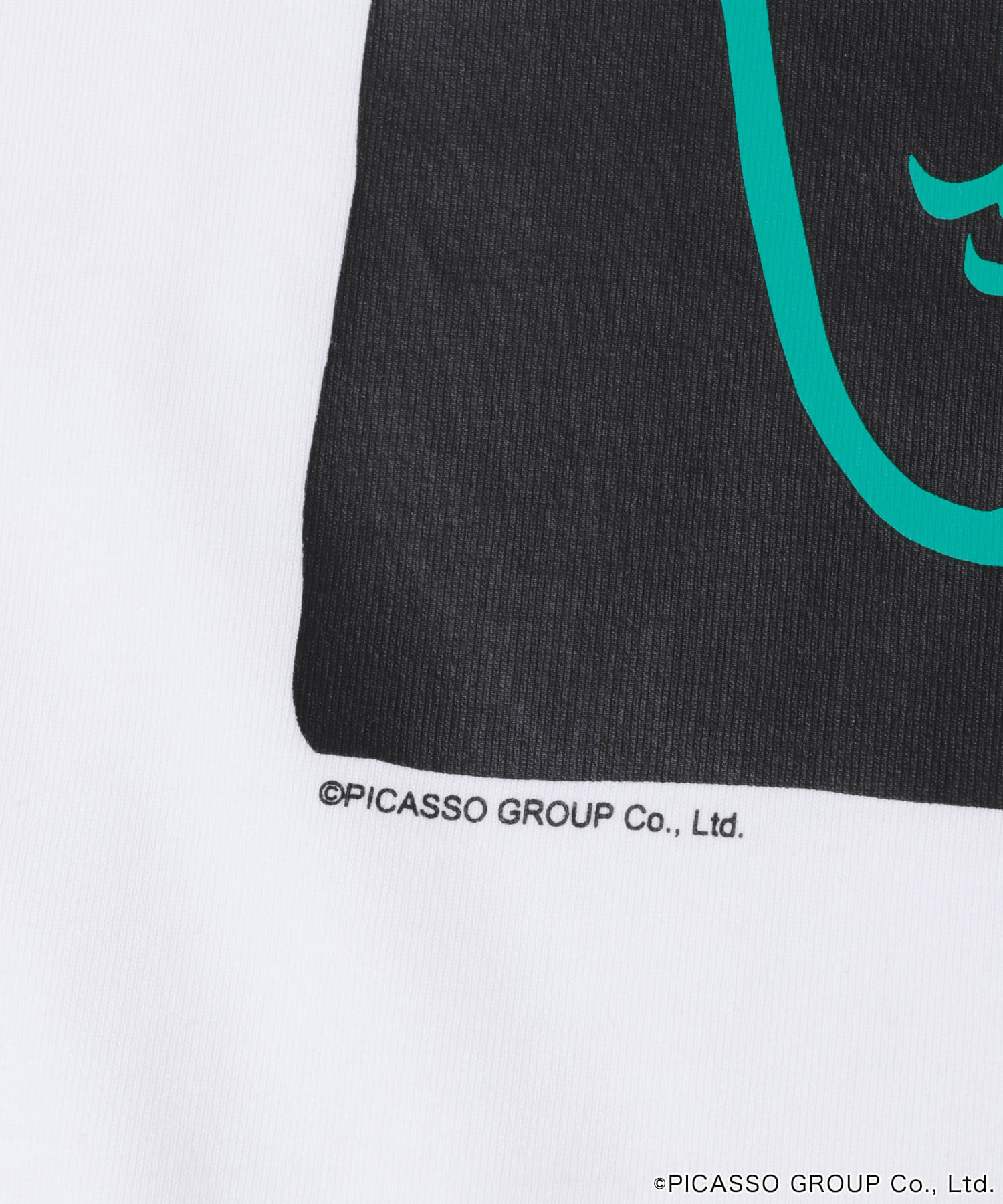 PICASSO SHORT-SLEEVE T-SHIRTS A WHT×BLK M