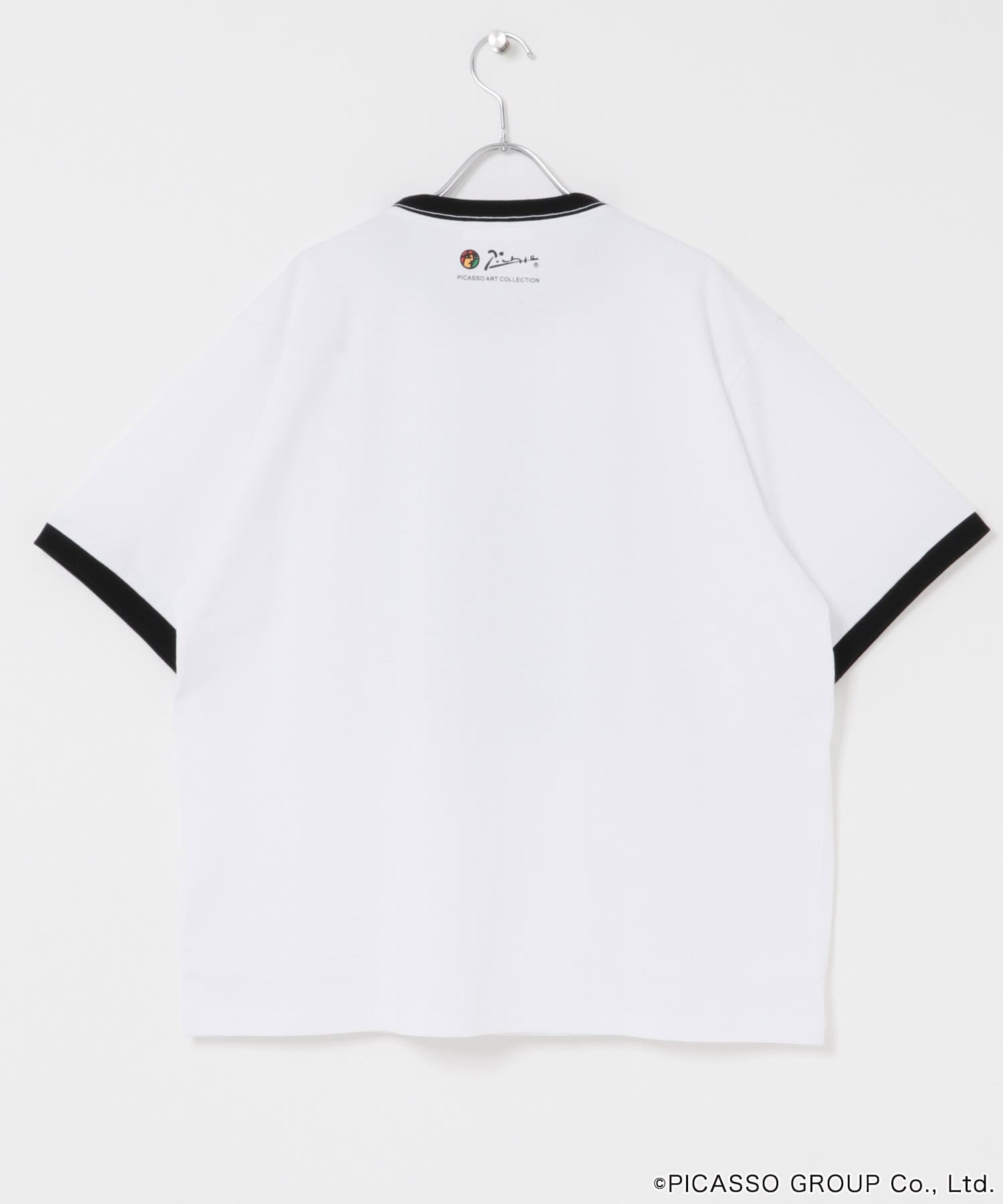 PICASSO SHORT-SLEEVE T-SHIRTS A WHT×BLK M
